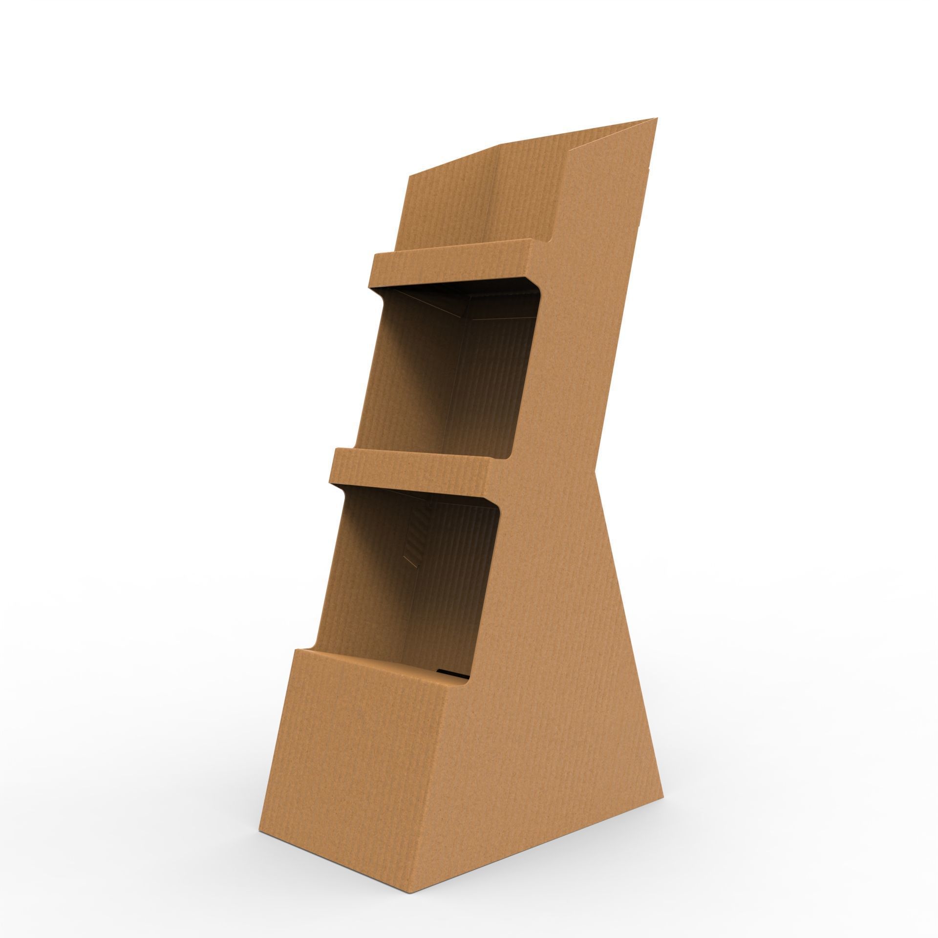 Point of Sale Cardboard Display Stand Texture_2