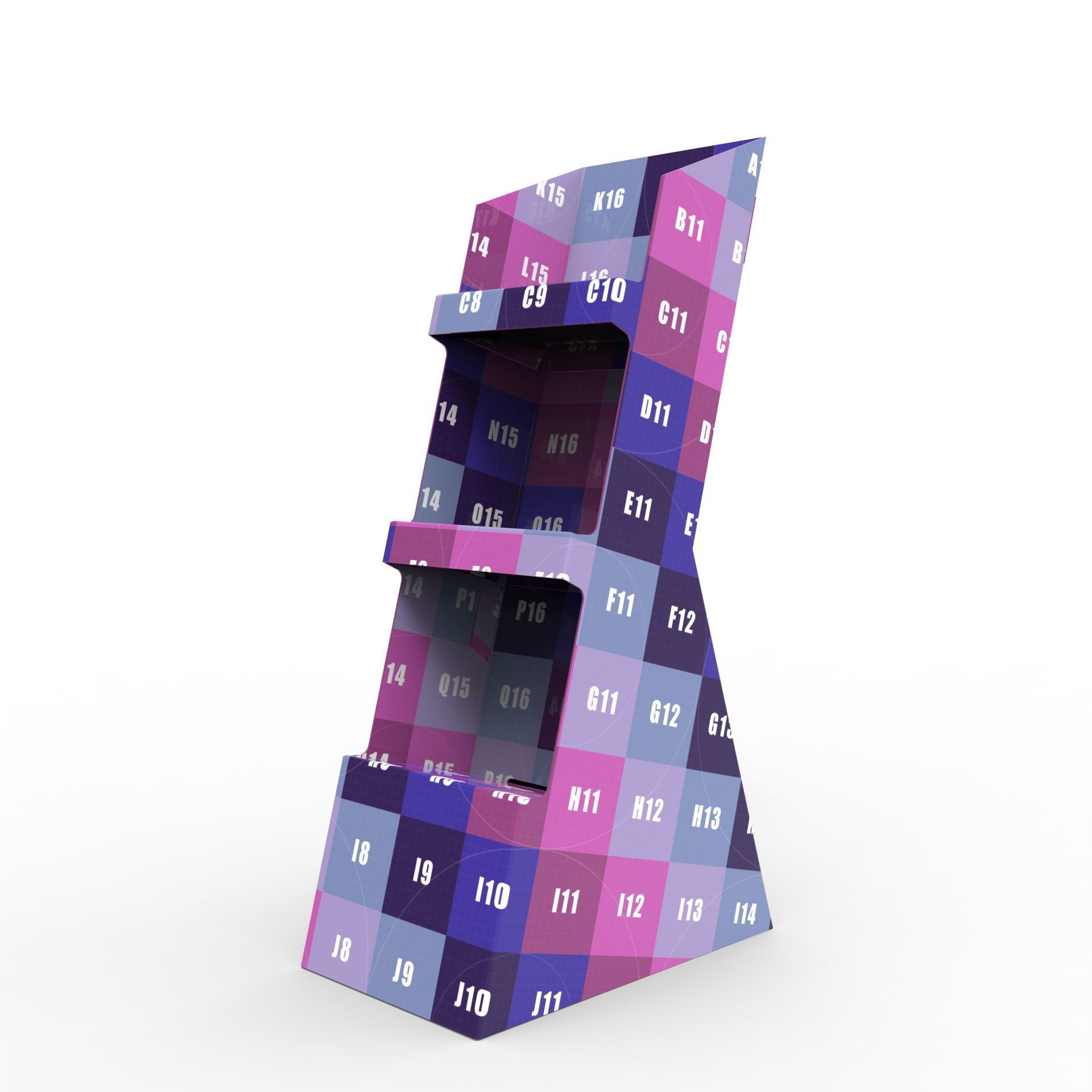 Point of Sale Cardboard Display Stand Texture_8