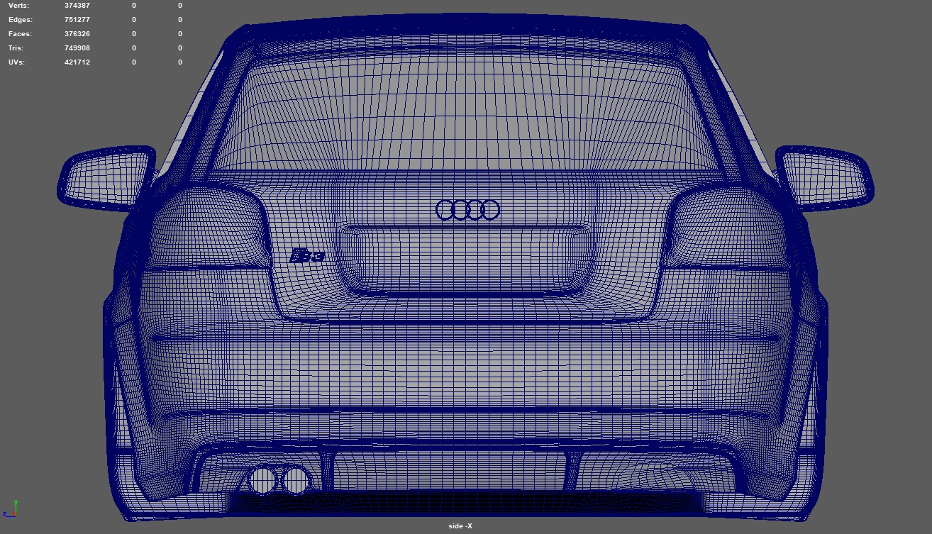 Audi A3 S3 2006 3D print model_13