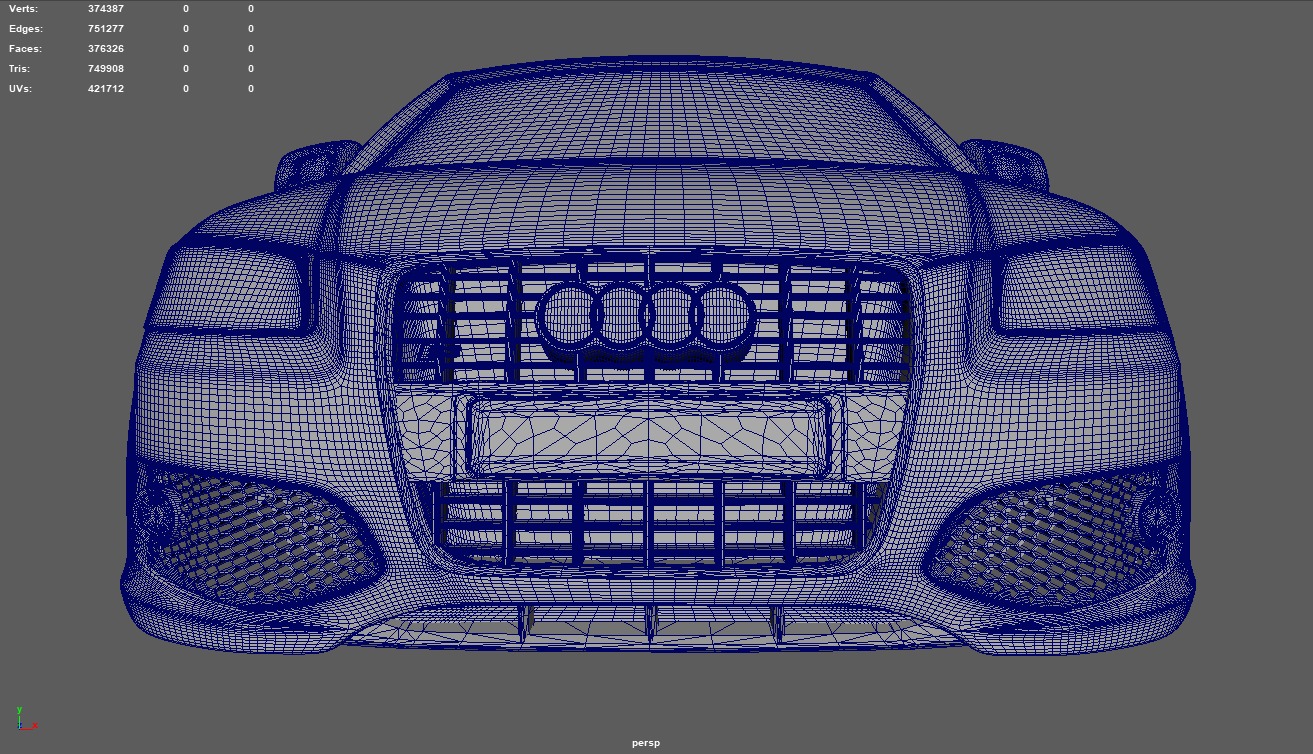 Audi A3 S3 2006 3D print model_10