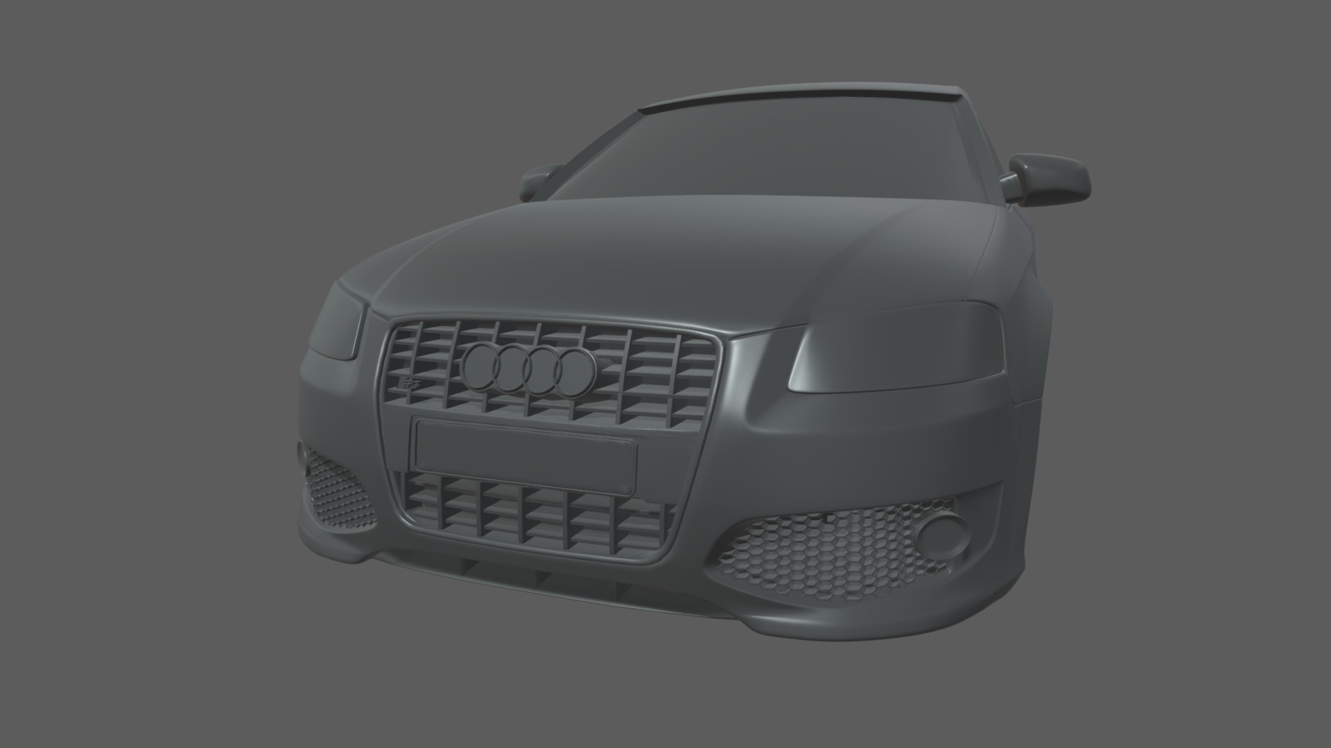 Audi A3 S3 2006 3D print model_2