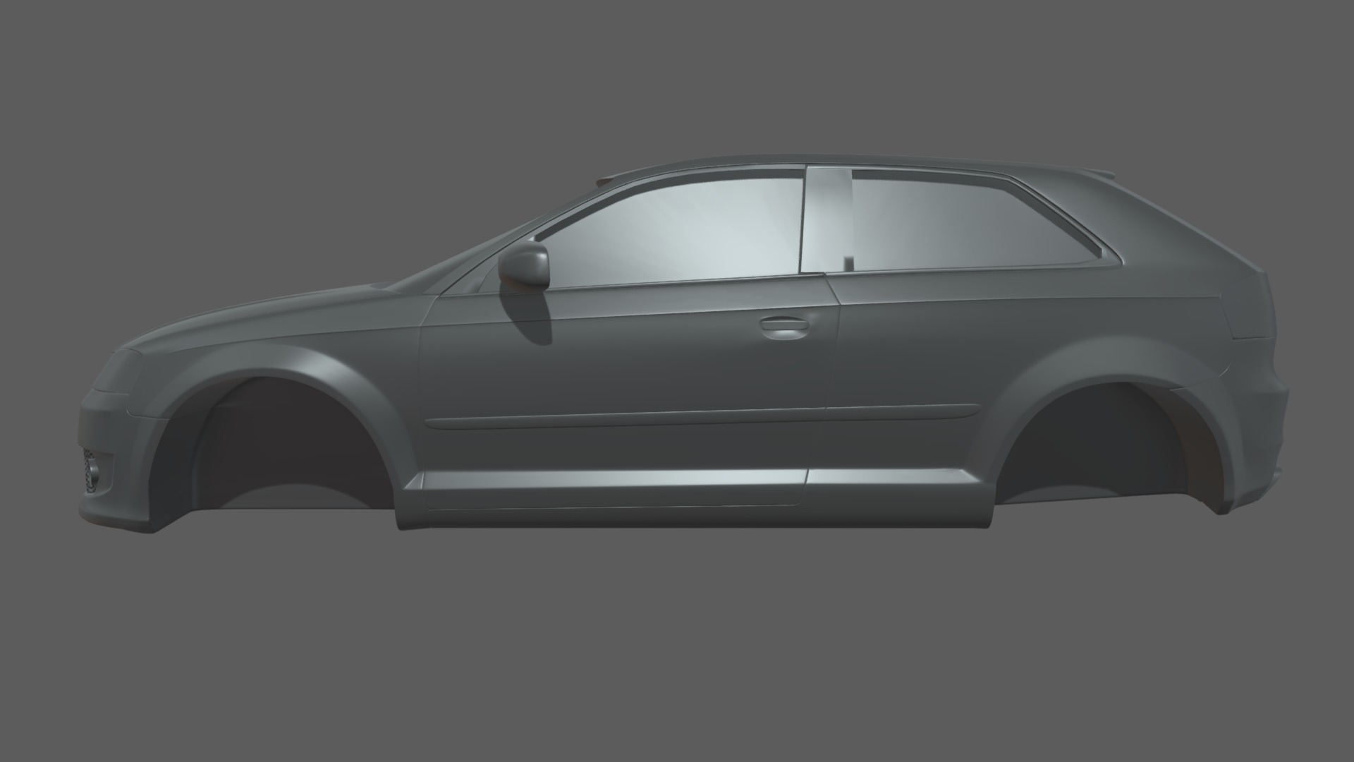 Audi A3 S3 2006 3D print model_4