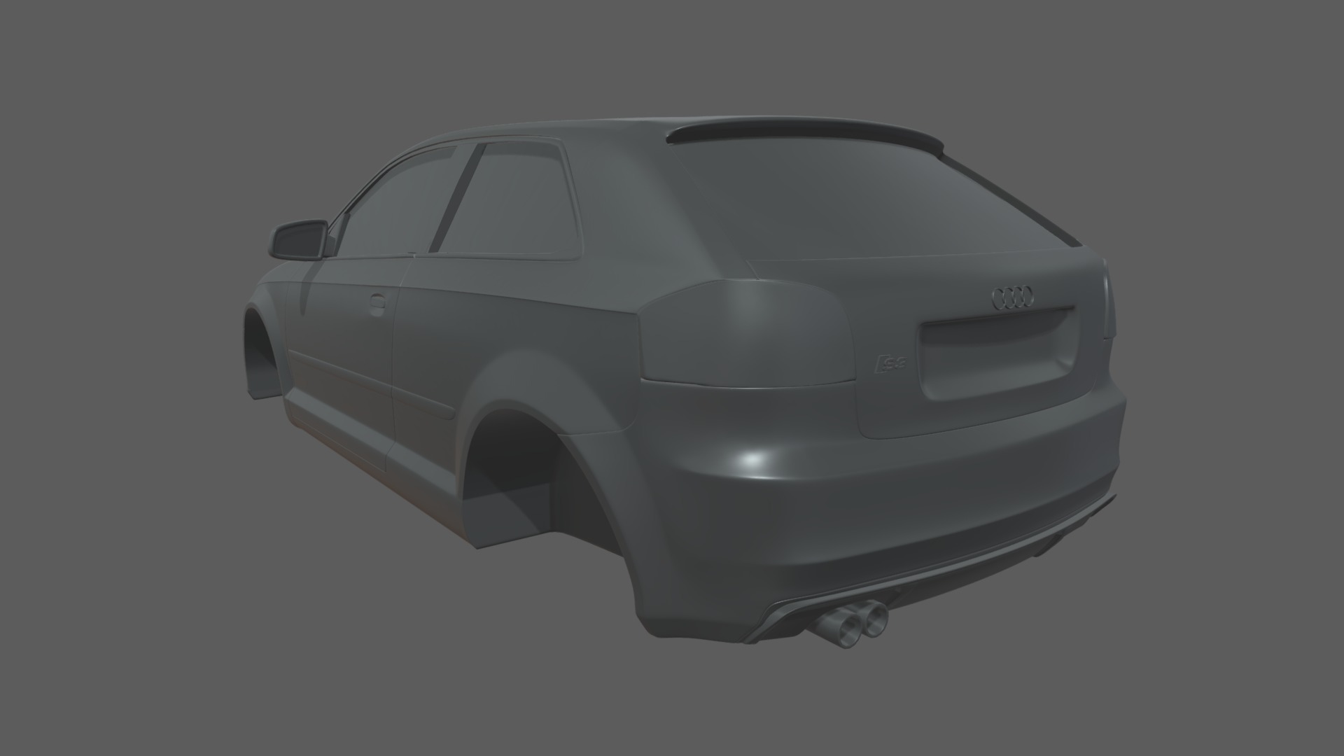 Audi A3 S3 2006 3D print model_5