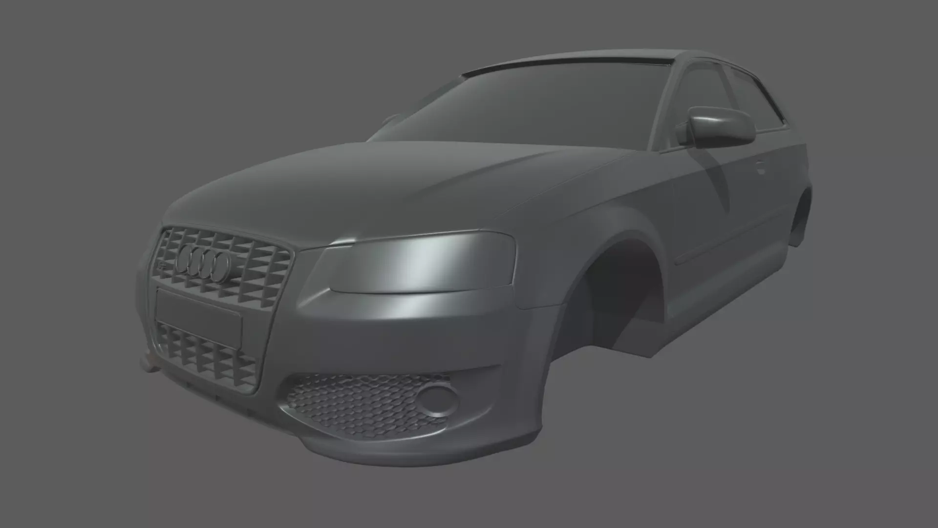 Audi A3 S3 2006 3D print model_0