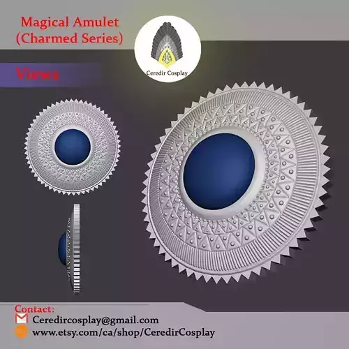 Magical Amulets from the Series Charmed 3d digital file