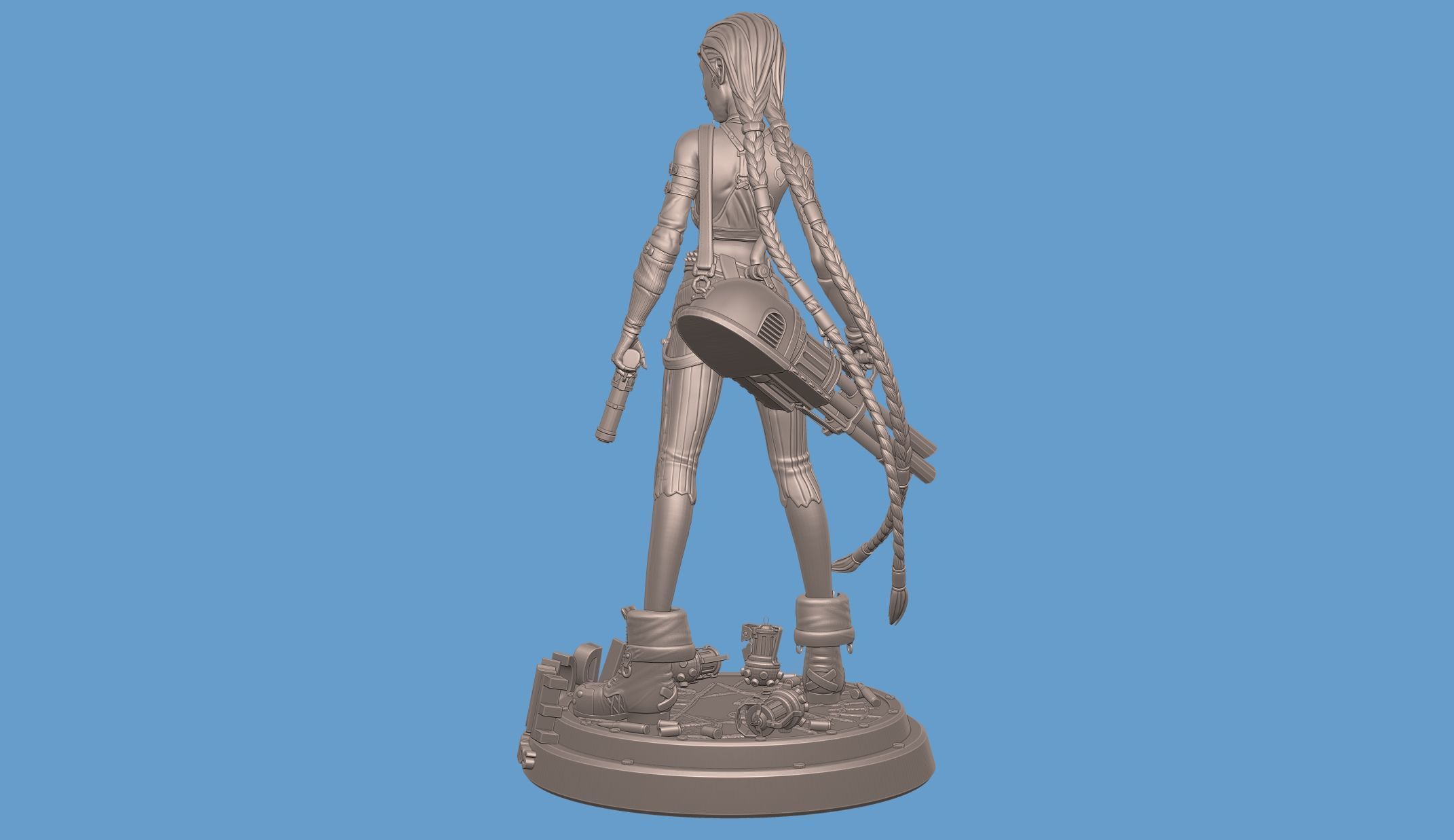Jinx Arcane League of Legends 3D print model_13