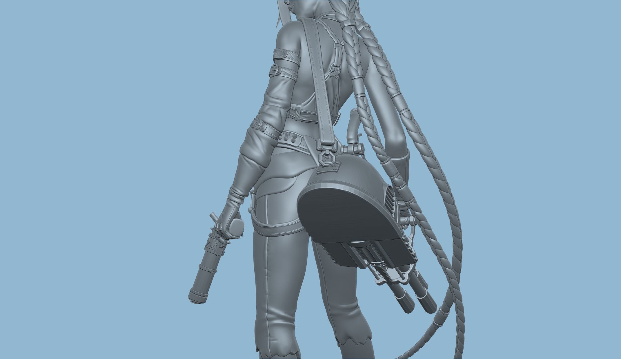 Jinx Arcane League of Legends 3D print model_34