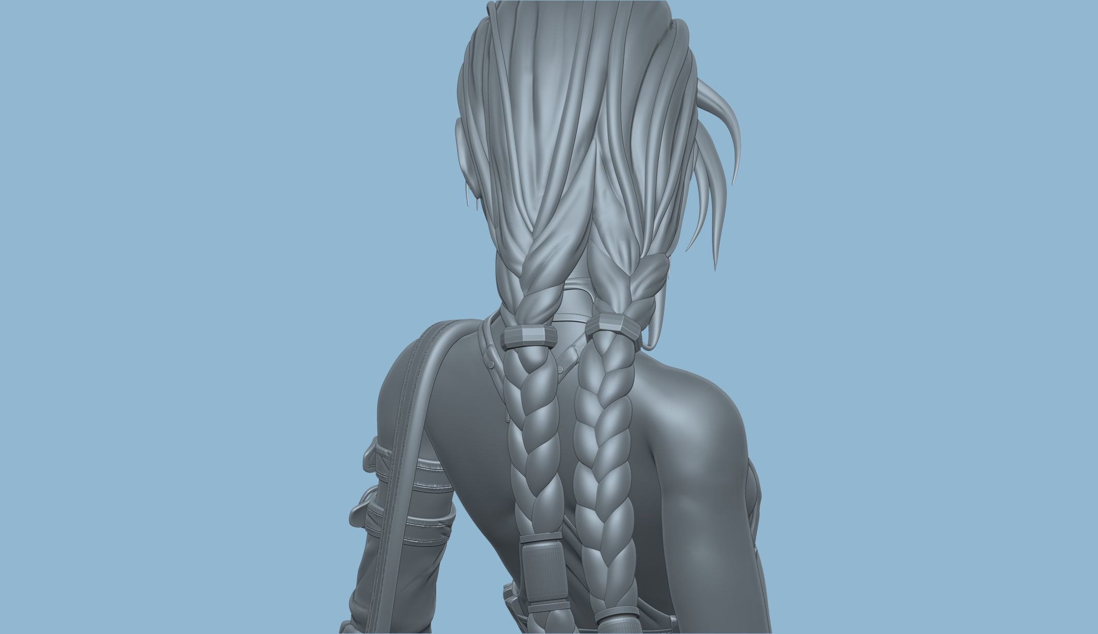 Jinx Arcane League of Legends 3D print model_35