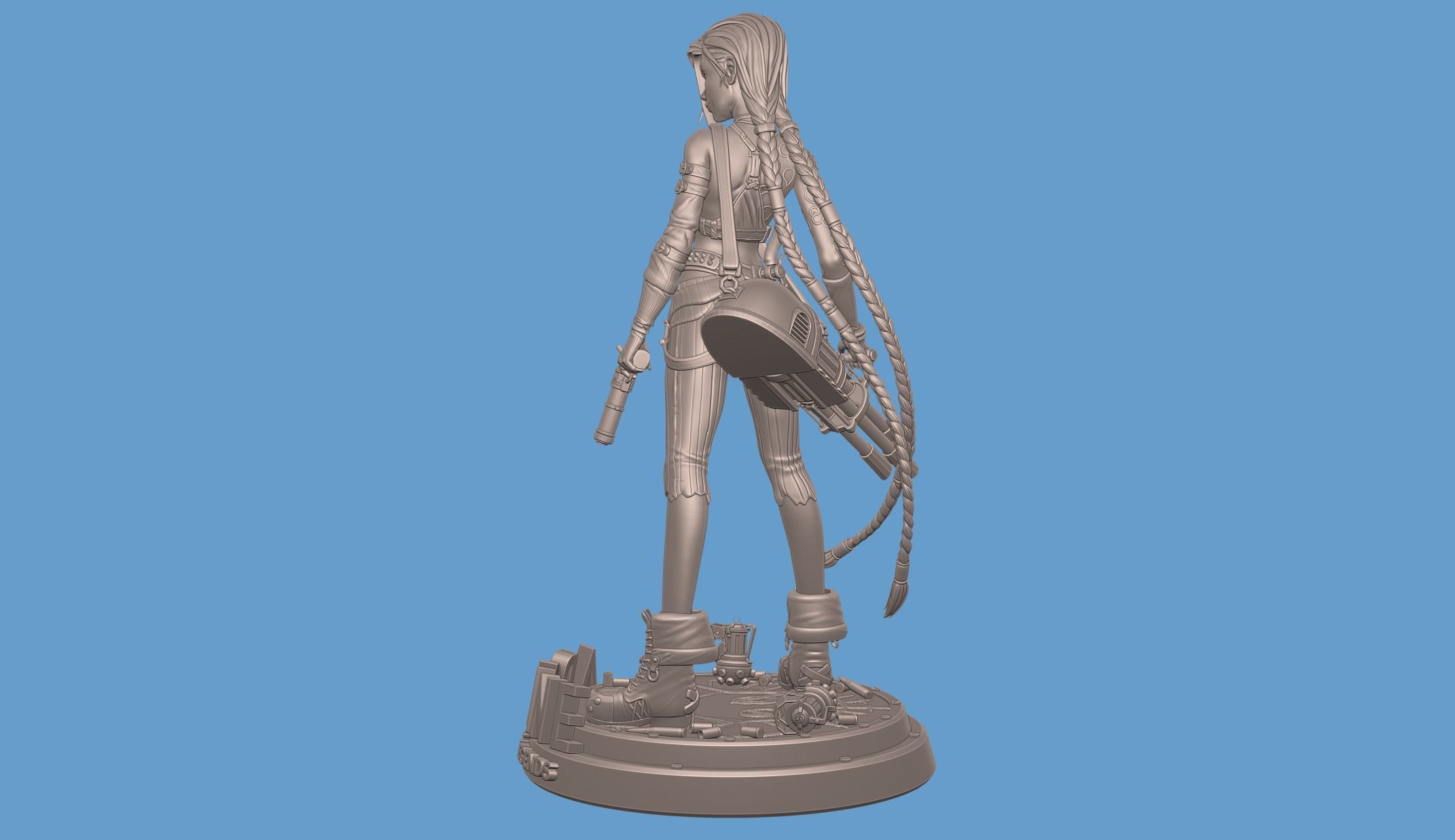 Jinx Arcane League of Legends 3D print model_12
