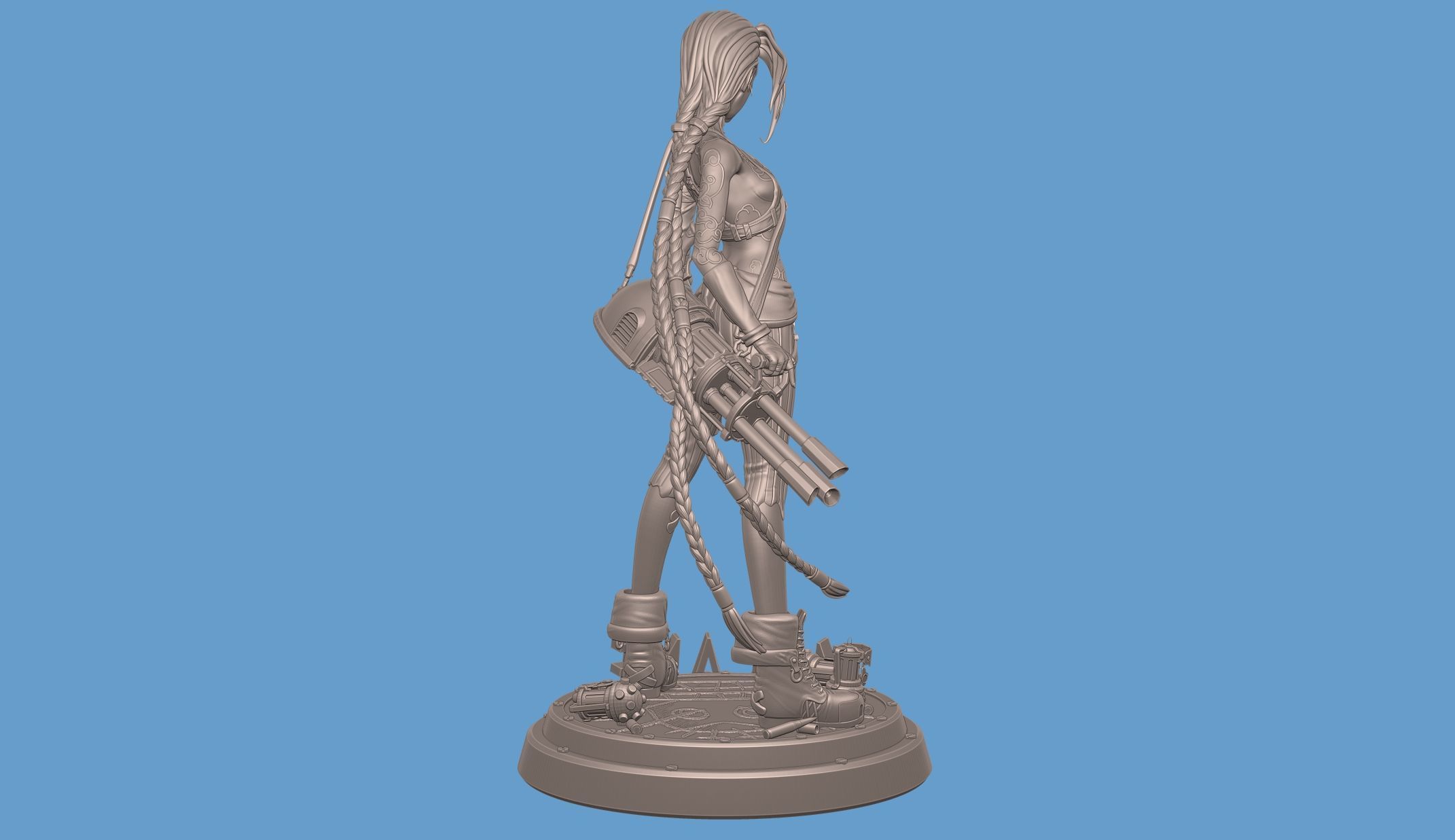 Jinx Arcane League of Legends 3D print model_18