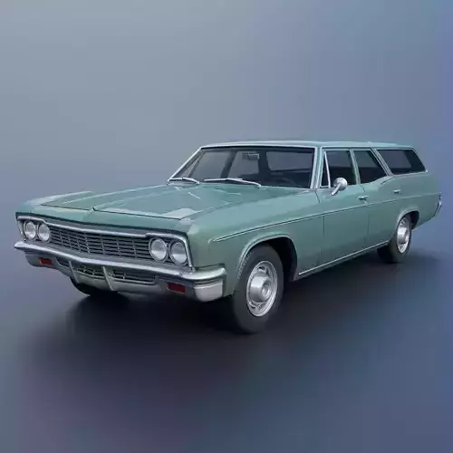 Chevrolet Impala Wagon 1966 3D print model