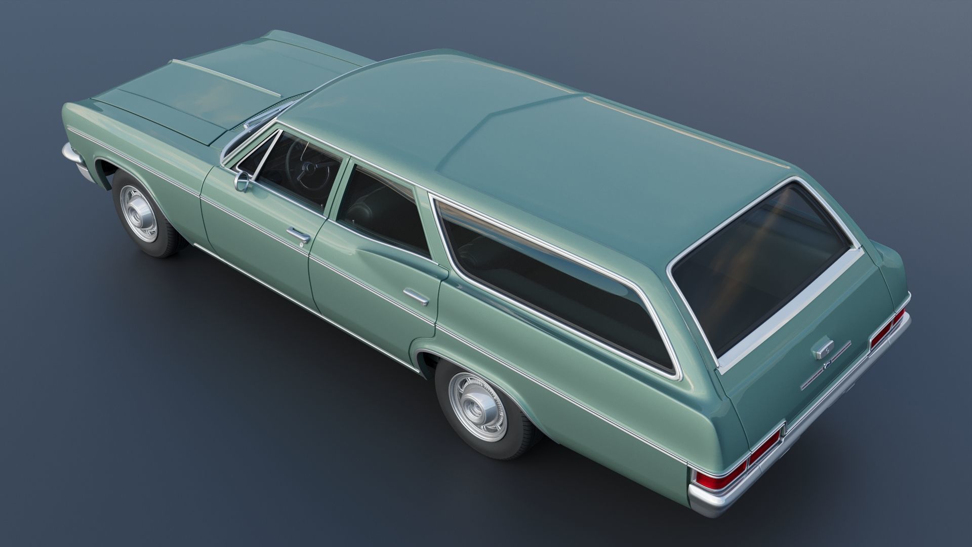 Chevrolet Impala Wagon 1966 3D print model_5