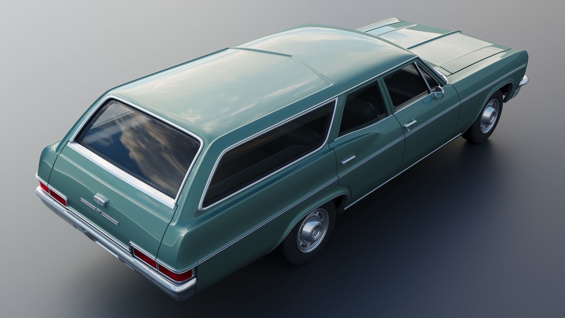 Chevrolet Impala Wagon 1966 3D print model_7