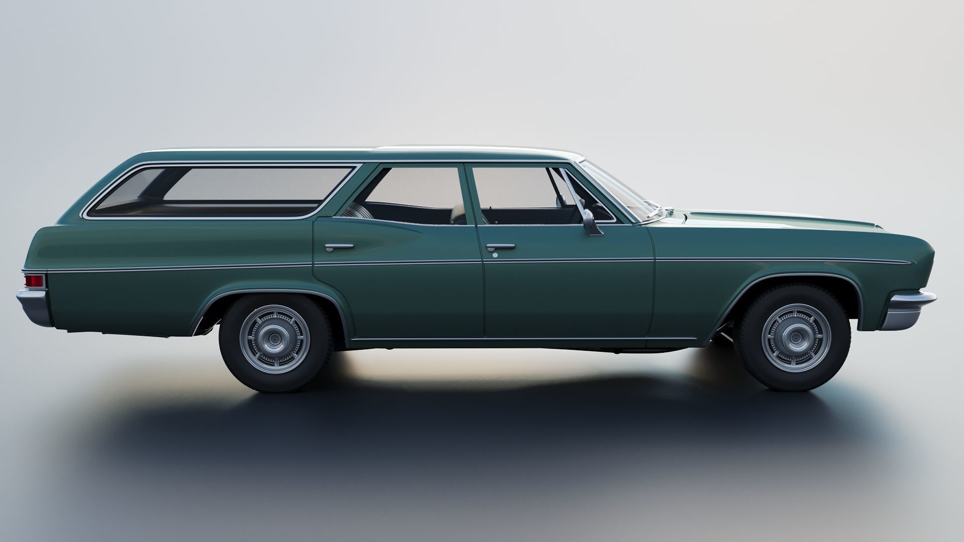 Chevrolet Impala Wagon 1966 3D print model_8
