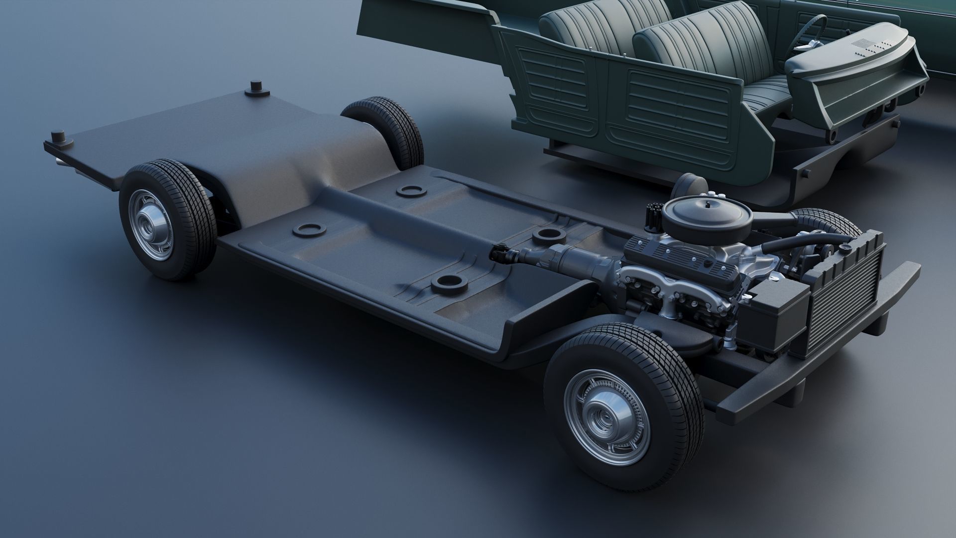 Chevrolet Impala Wagon 1966 3D print model_29