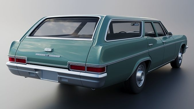 Chevrolet Impala Wagon 1966 3D print model 7