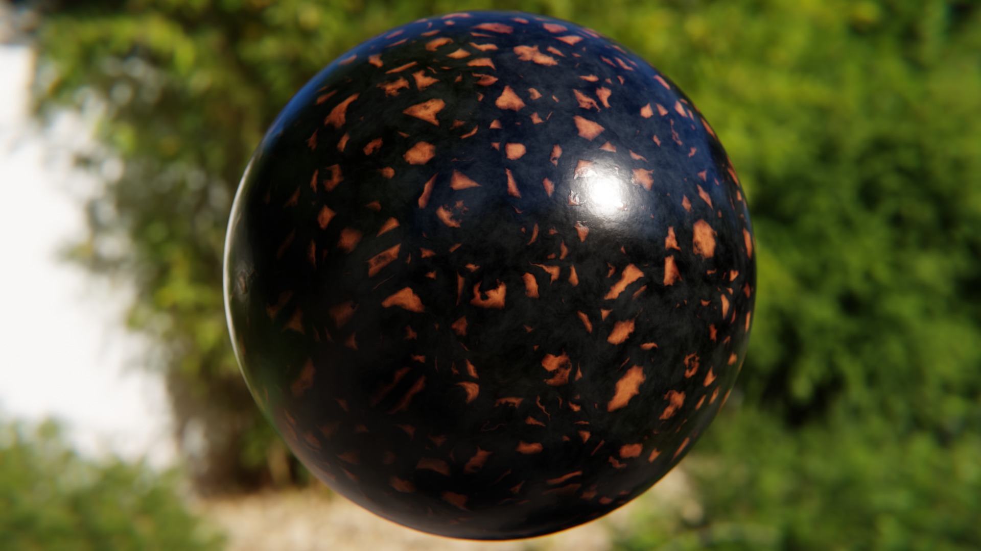 Procedural Fiery Amber Lava Marble Shader Texture Texture_3