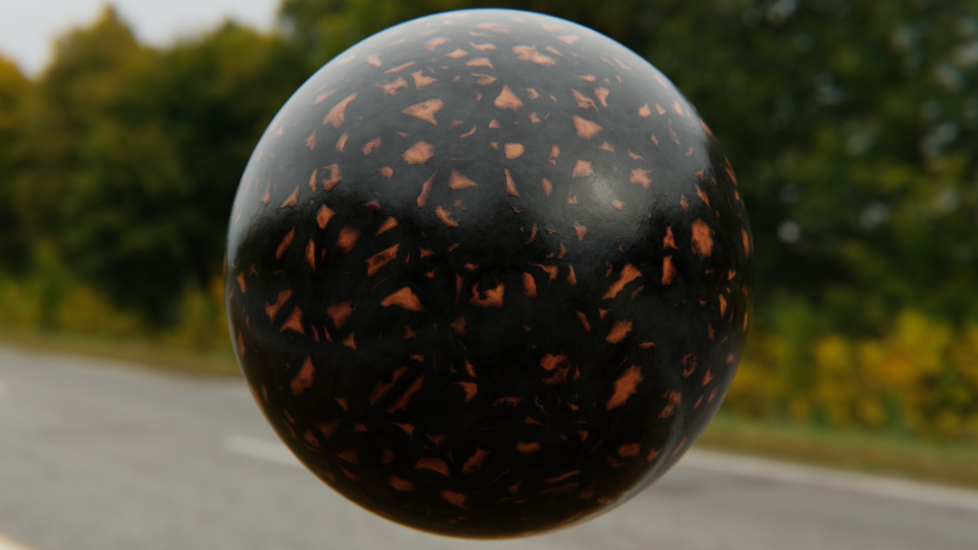 Procedural Fiery Amber Lava Marble Shader Texture Texture_1