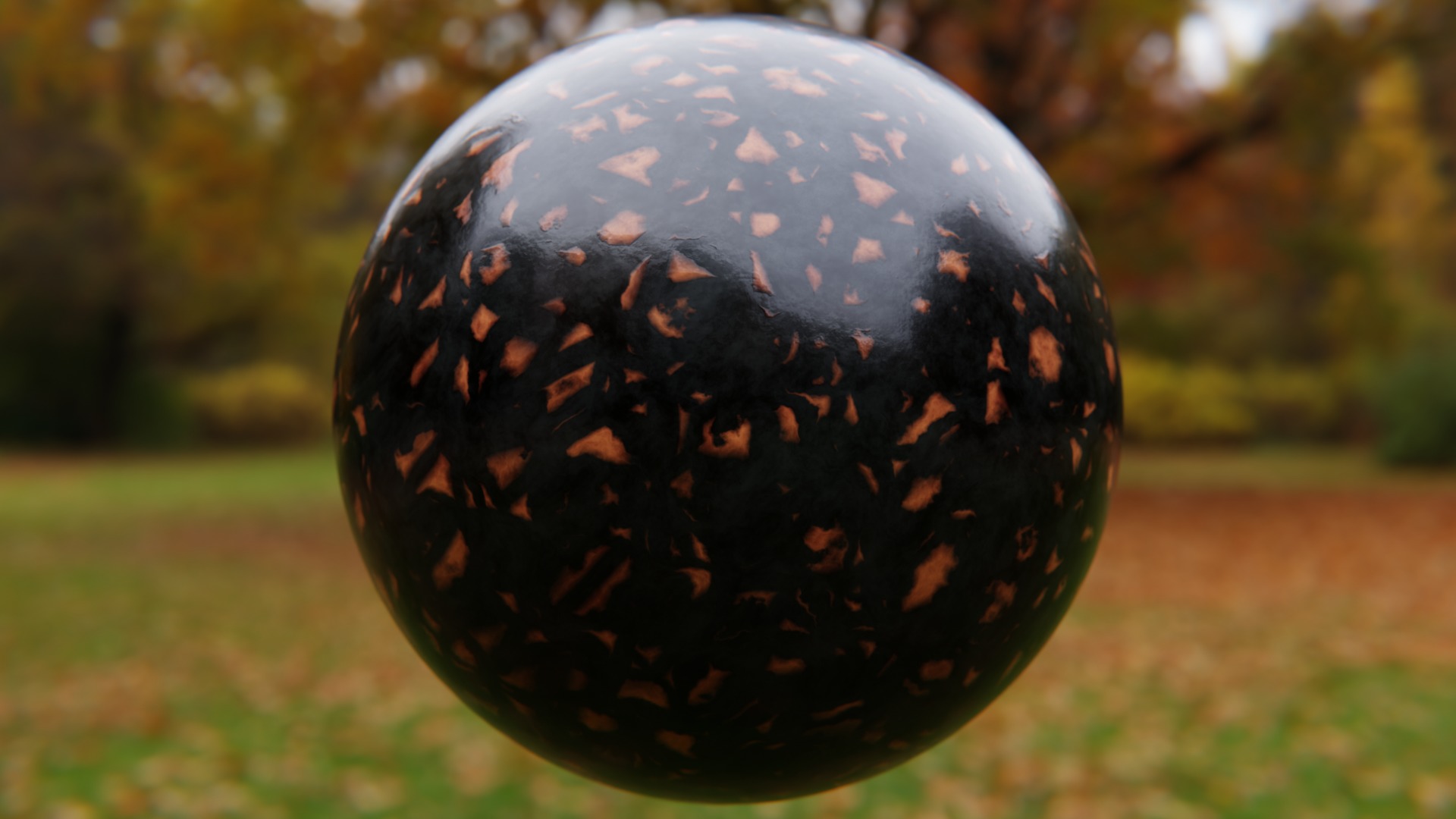 Procedural Fiery Amber Lava Marble Shader Texture Texture_4