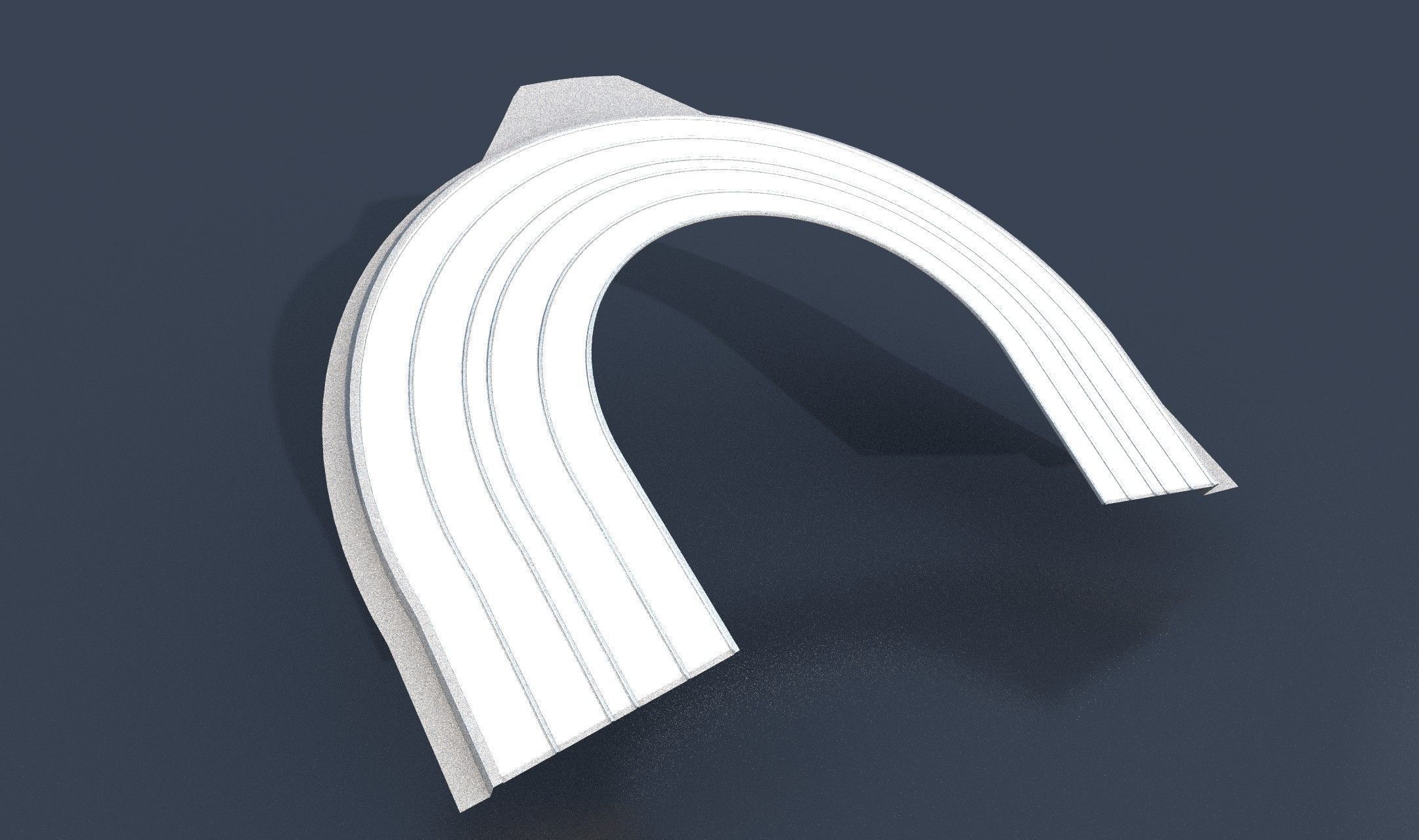 CloudCity Upper Corridors Asset Packs Low-poly 3D model_38