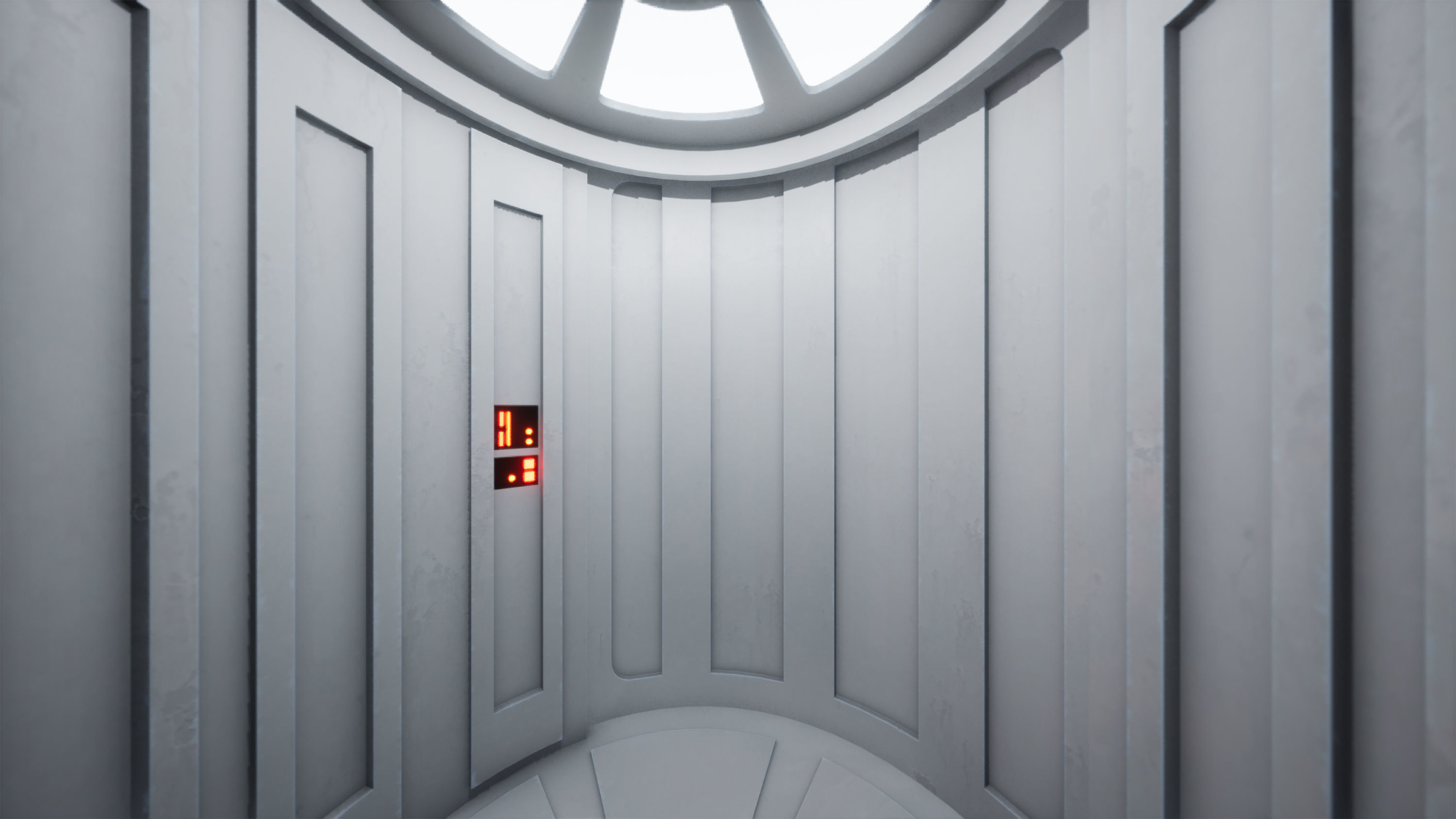 CloudCity Upper Corridors Asset Packs Low-poly 3D model_64