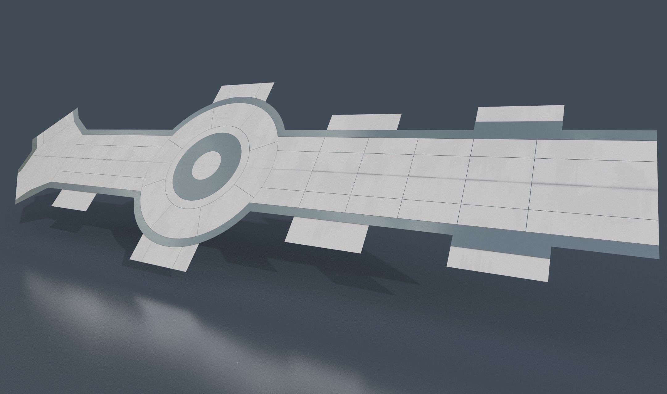 CloudCity Upper Corridors Asset Packs Low-poly 3D model_47