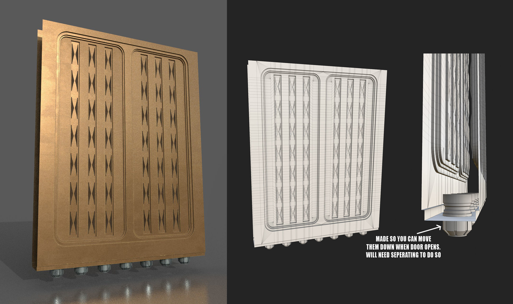 CloudCity Upper Corridors Asset Packs Low-poly 3D model_54