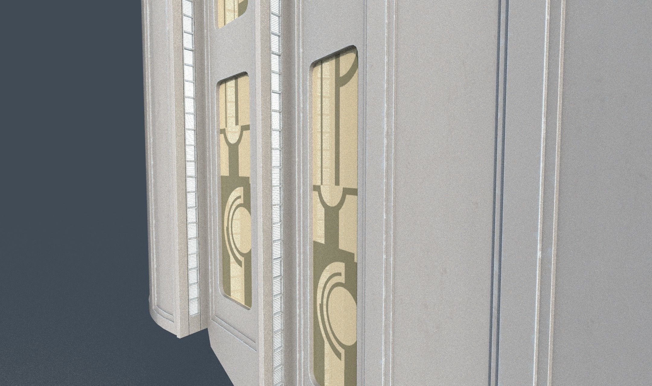 CloudCity Upper Corridors Asset Packs Low-poly 3D model_76