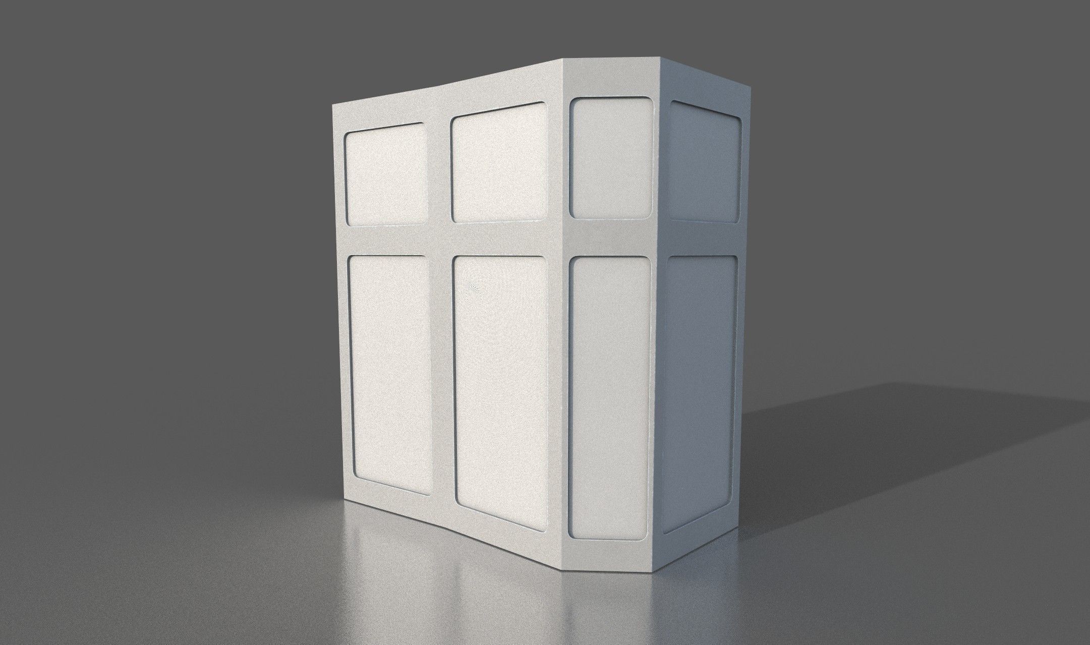 CloudCity Upper Corridors Asset Packs Low-poly 3D model_81