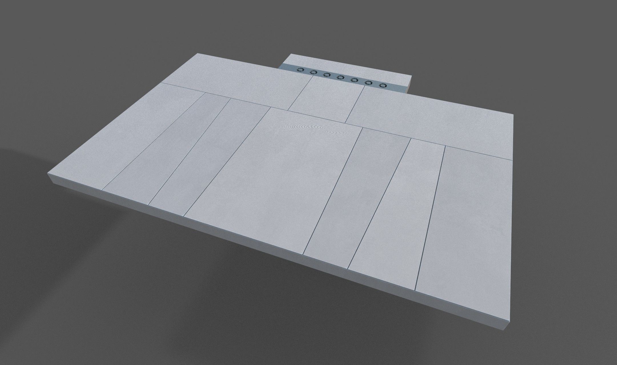 CloudCity Upper Corridors Asset Packs Low-poly 3D model_56