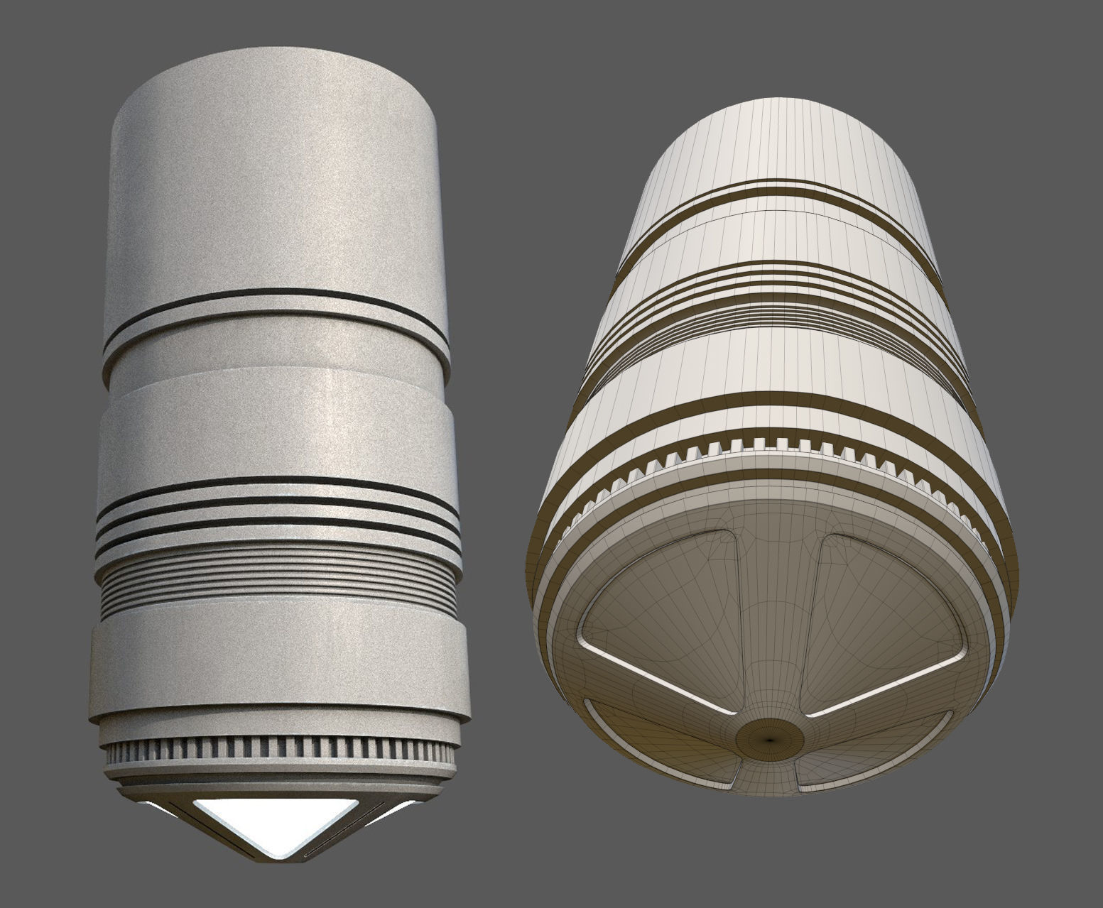 CloudCity Upper Corridors Asset Packs Low-poly 3D model_69
