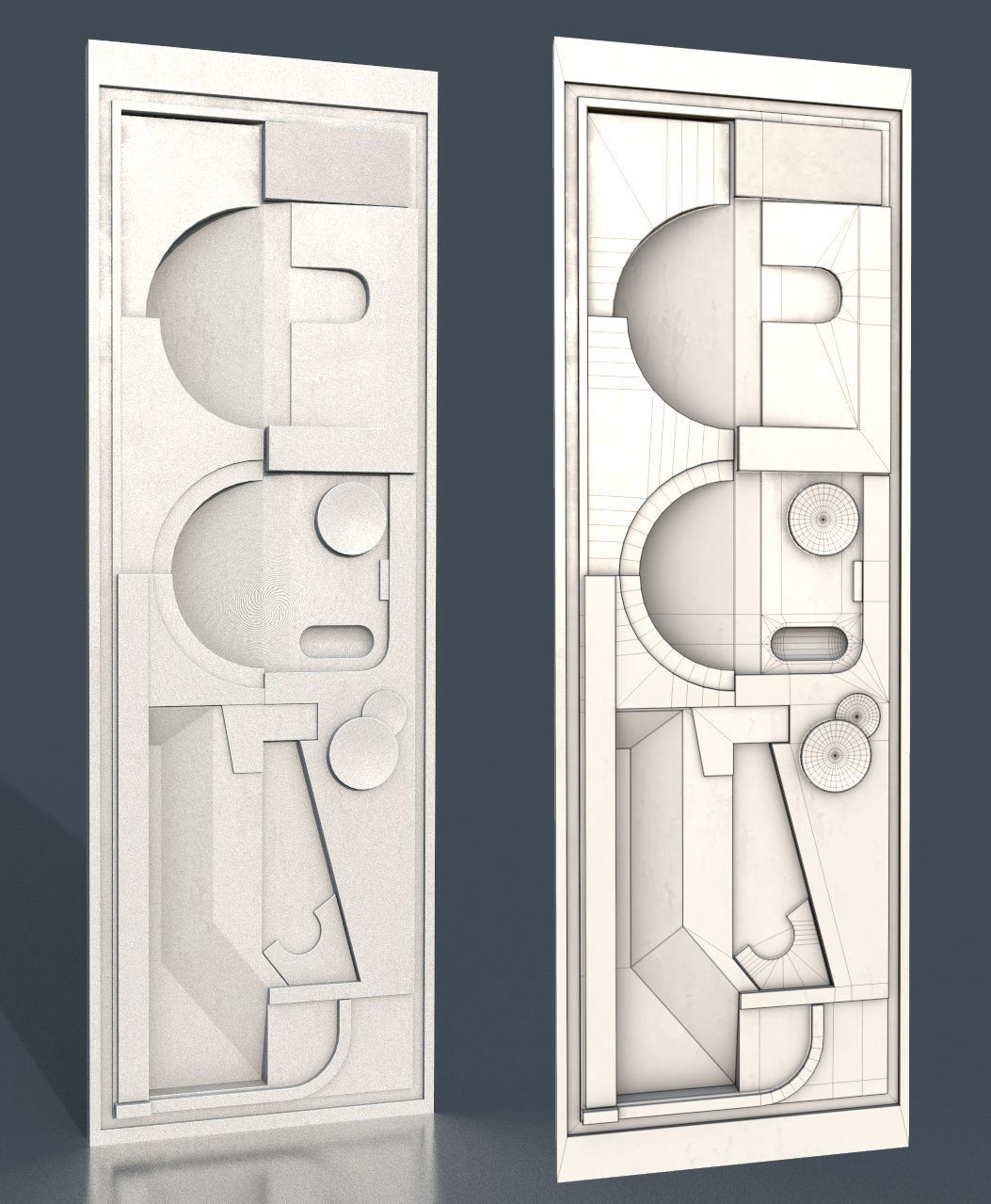 CloudCity Upper Corridors Asset Packs Low-poly 3D model_84