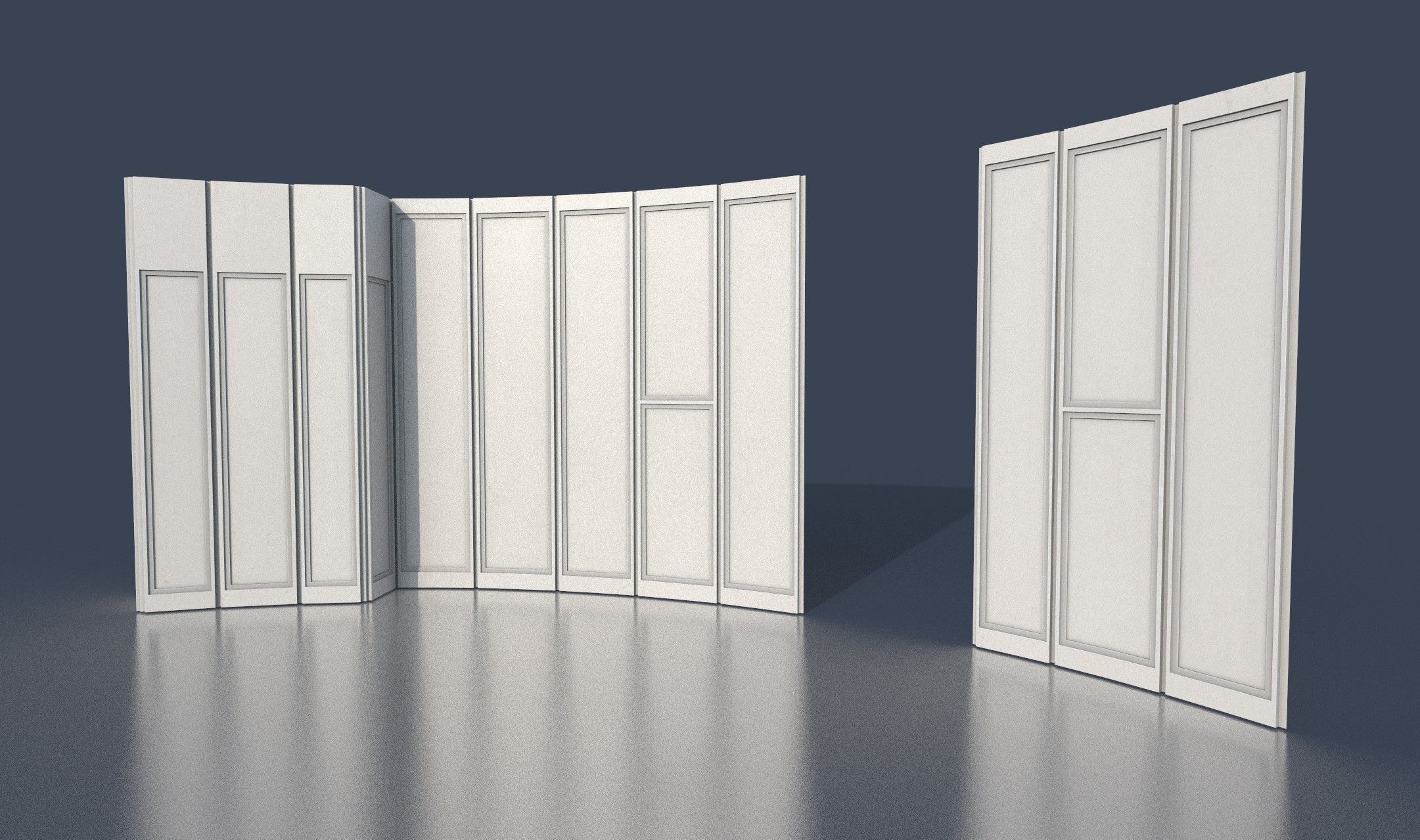 CloudCity Upper Corridors Asset Packs Low-poly 3D model_39