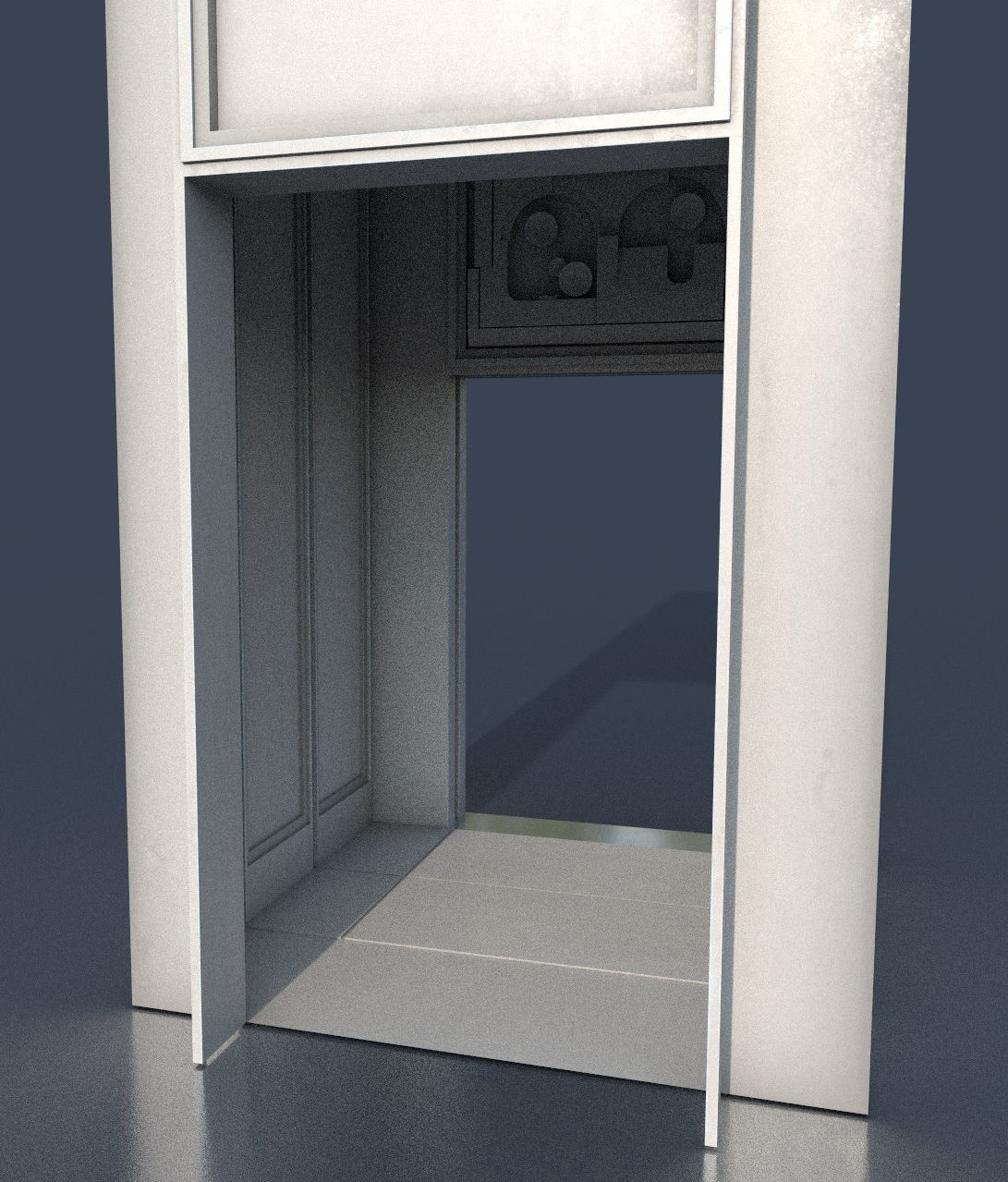 CloudCity Upper Corridors Asset Packs Low-poly 3D model_27