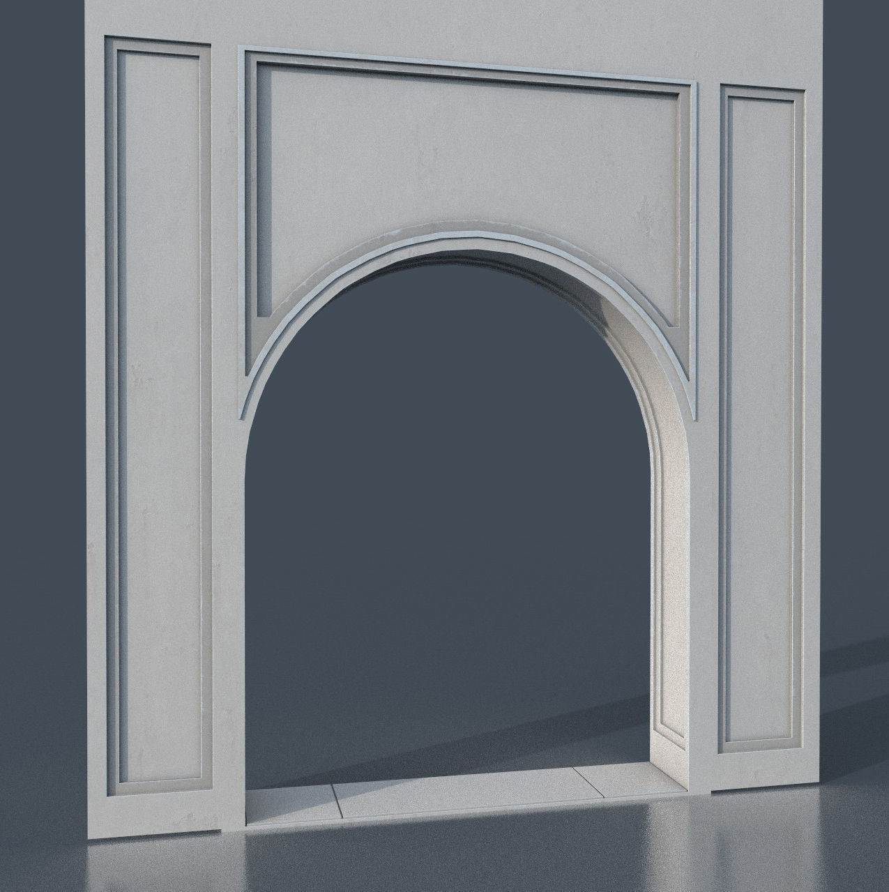 CloudCity Upper Corridors Asset Packs Low-poly 3D model_89