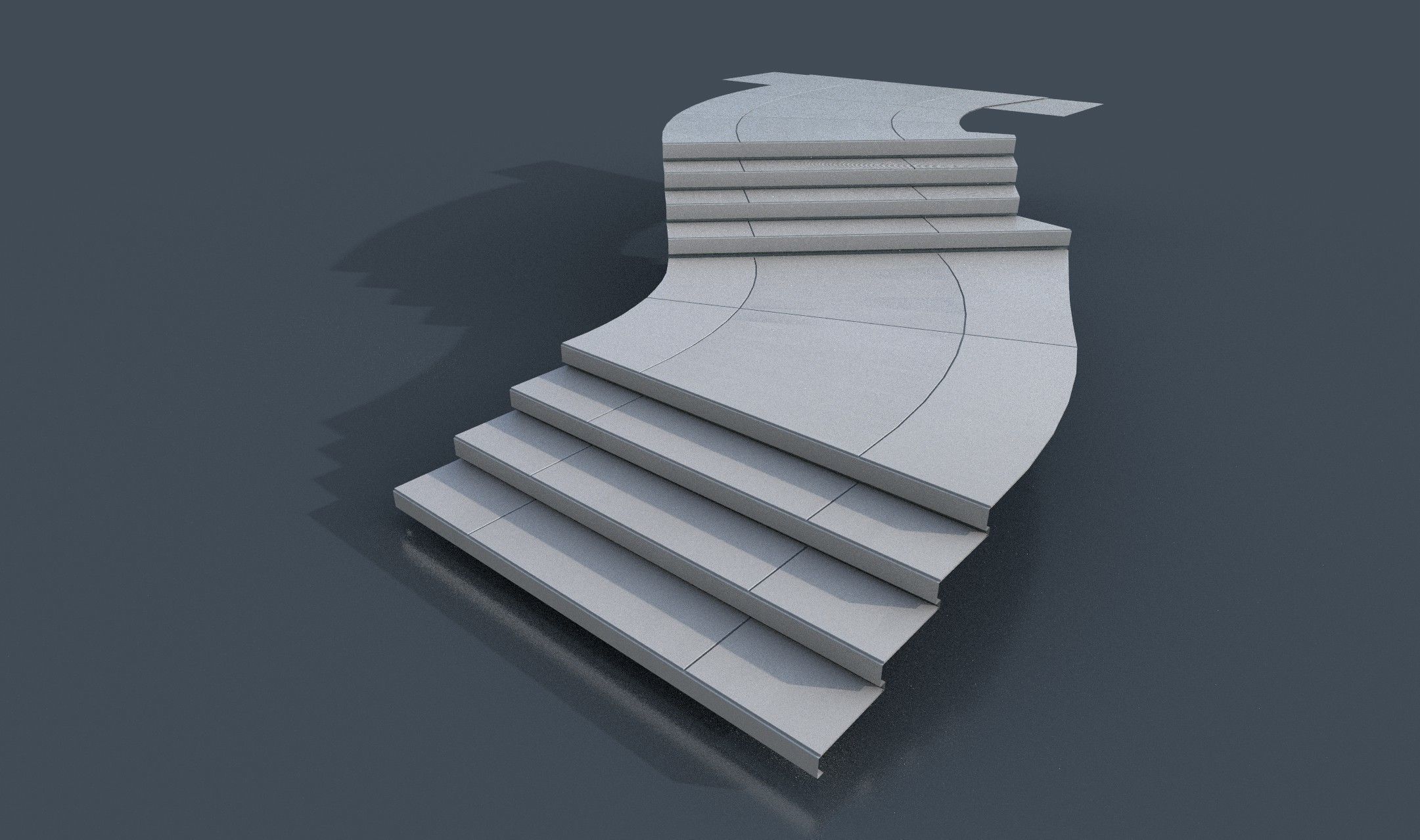 CloudCity Upper Corridors Asset Packs Low-poly 3D model_73