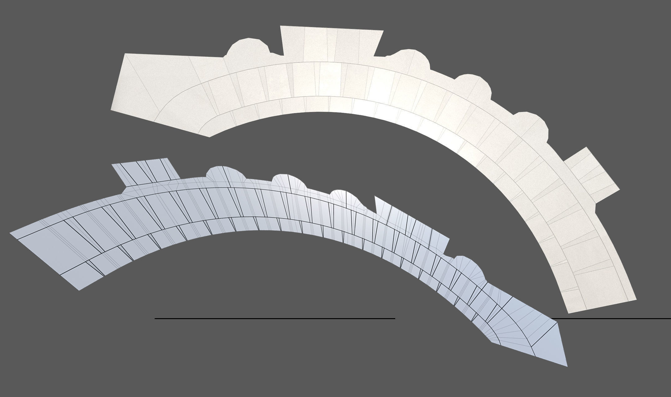 CloudCity Upper Corridors Asset Packs Low-poly 3D model_49