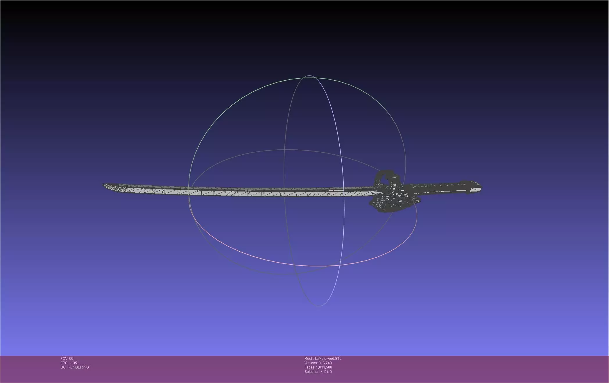 Honkai Star Rail Kafka Sword 3D print model