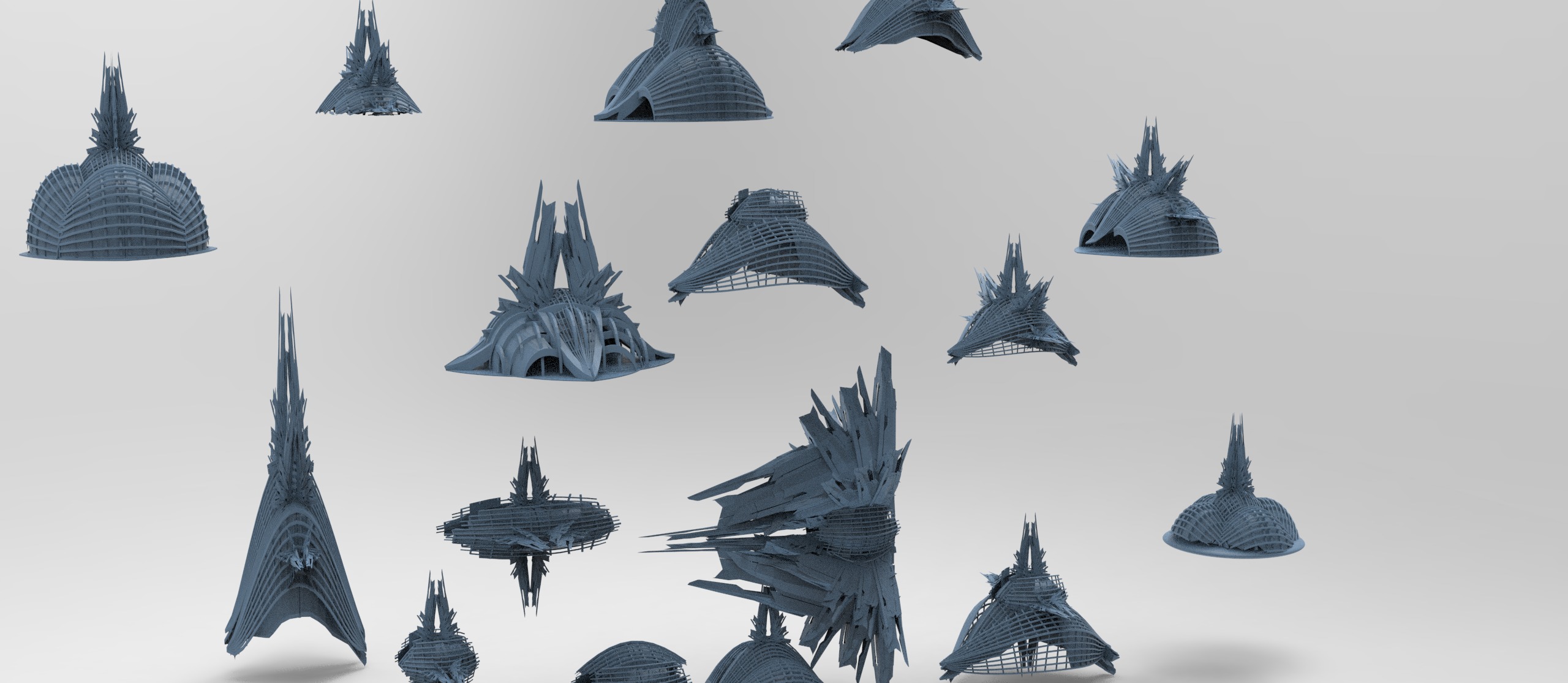 Scf fi Queens theatre dome collection  3D model_1