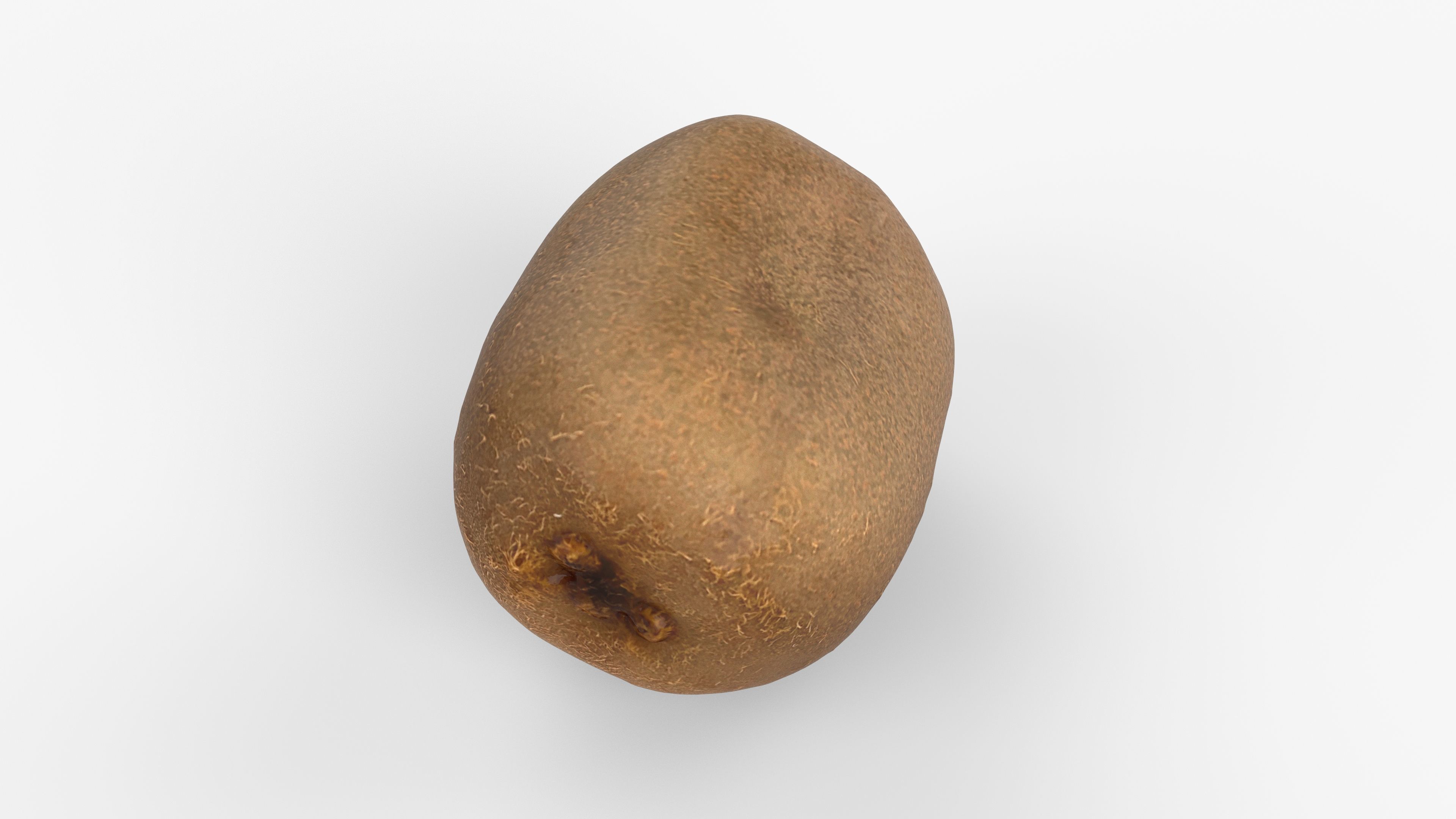 Photorealistic 3D scan of  kiwi Low-poly 3D model_10