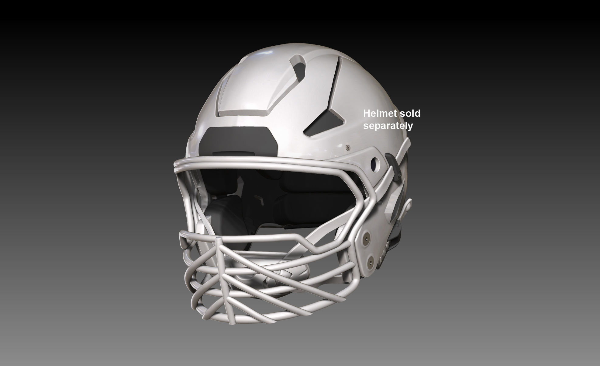 Oakley Visor and Facemask for NFL Riddell AXIOM Helmet Geosanmo 3D