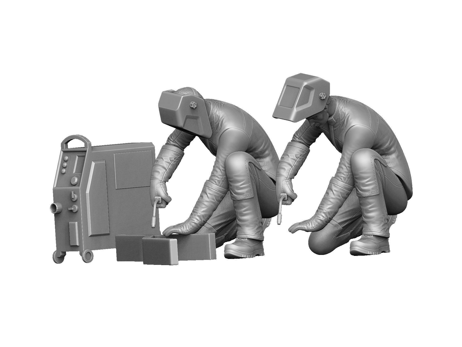 Welders and masks for 3D printing STL 3D print model_1