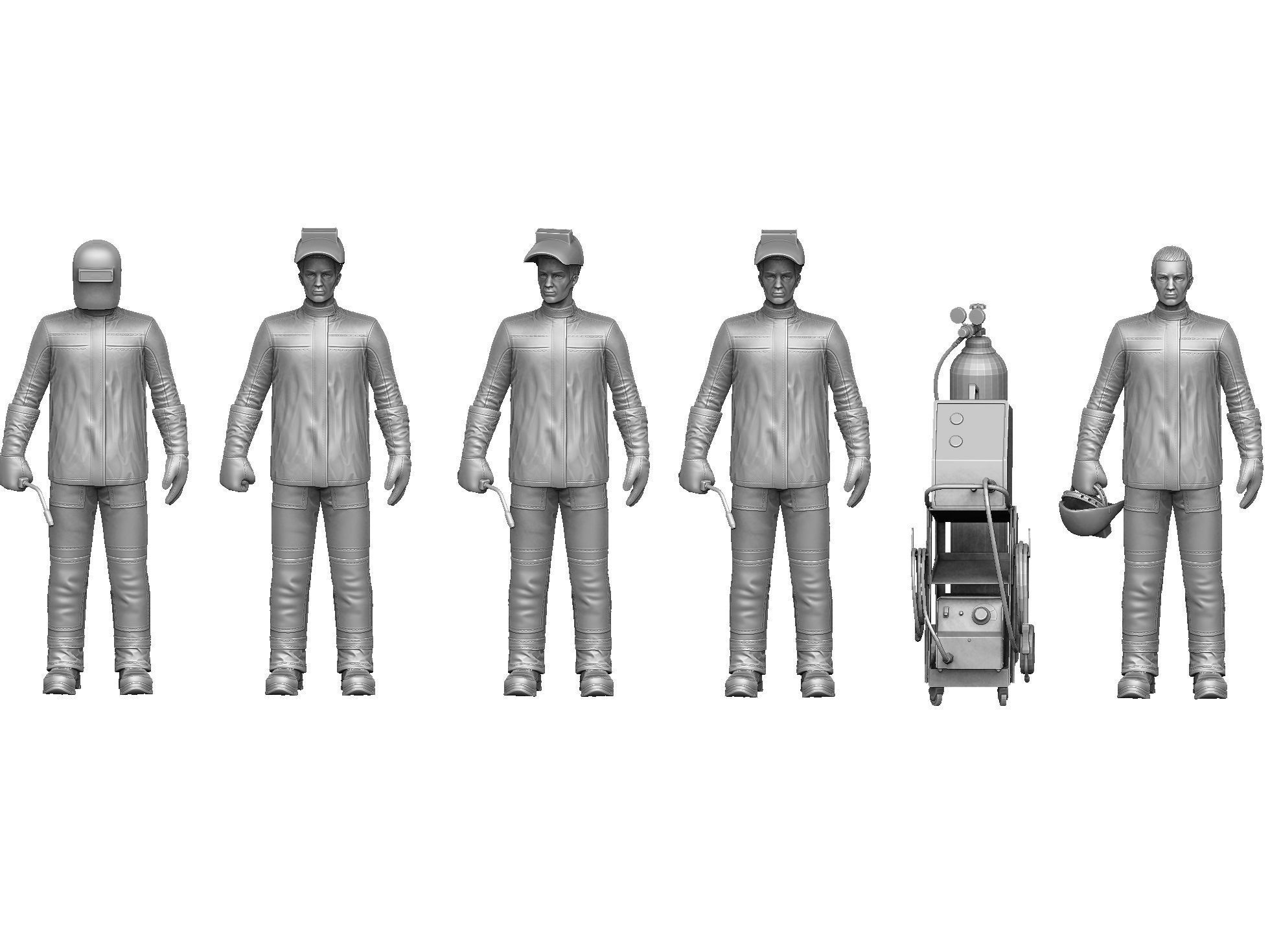 Welders and masks for 3D printing STL 3D print model_6