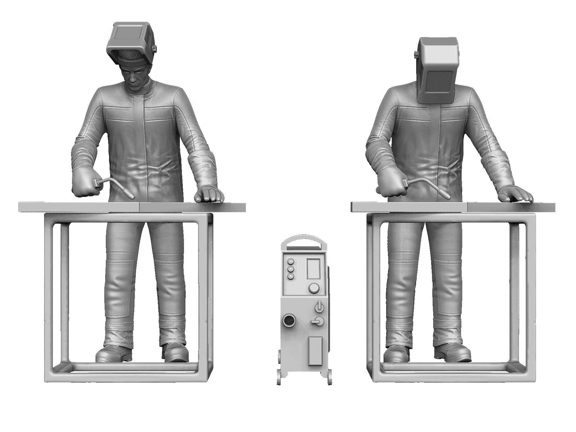 Welders and masks for 3D printing STL 3D print model_22