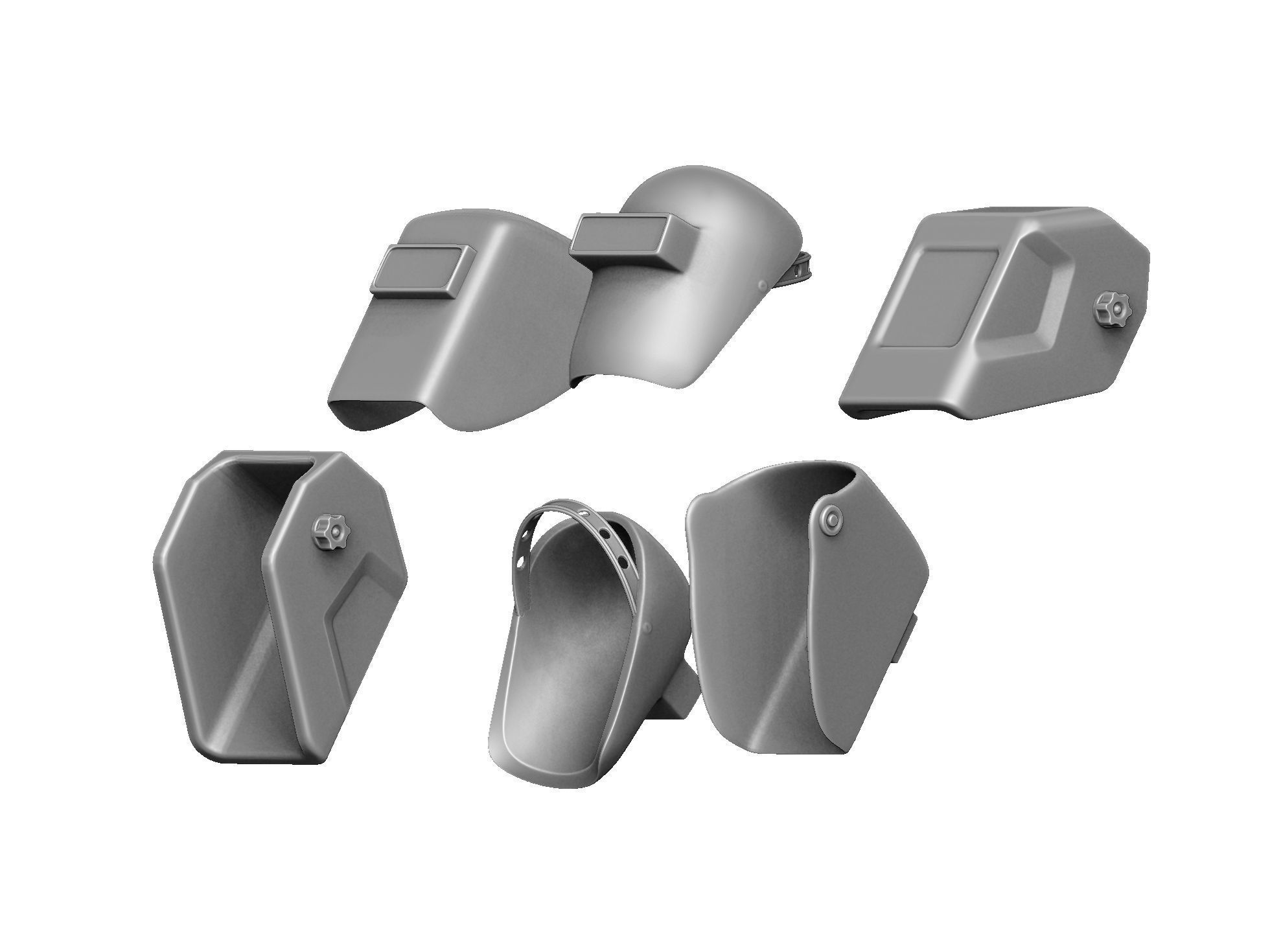 Welders and masks for 3D printing STL 3D print model_15