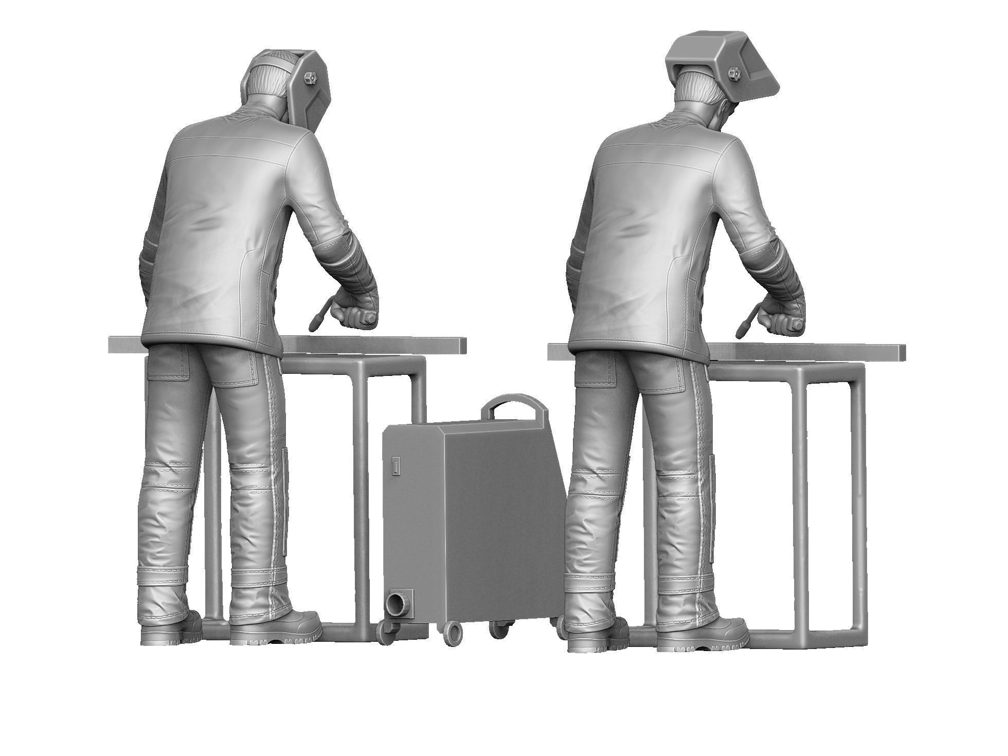 Welders and masks for 3D printing STL 3D print model_8