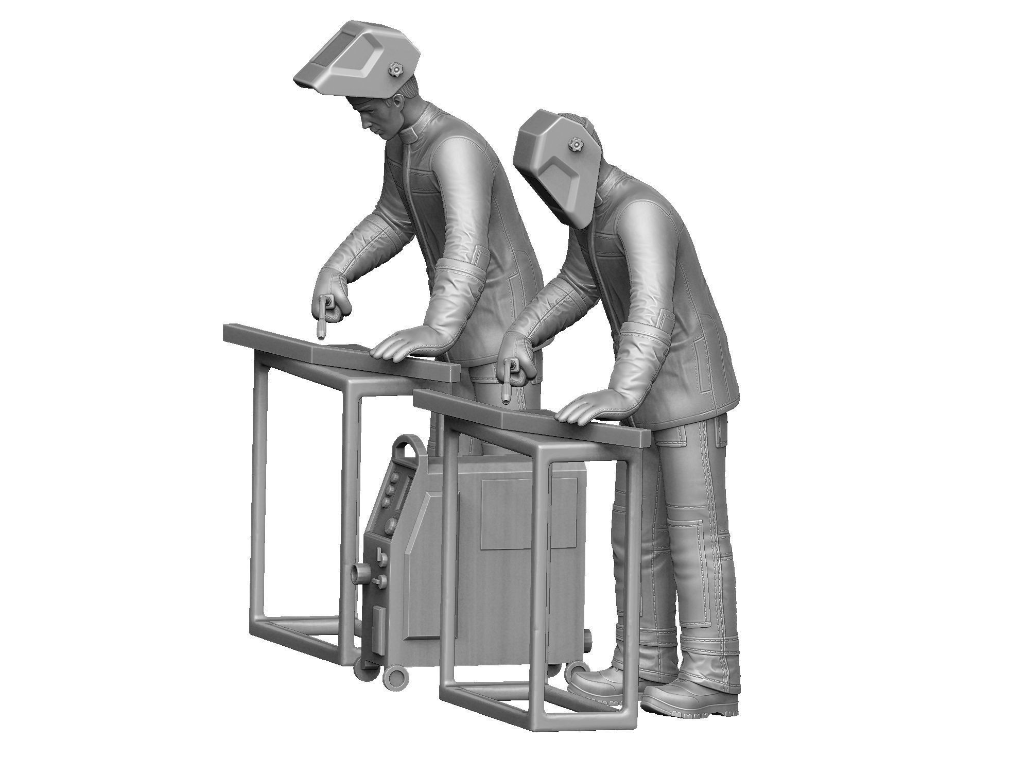 Welders and masks for 3D printing STL 3D print model_10