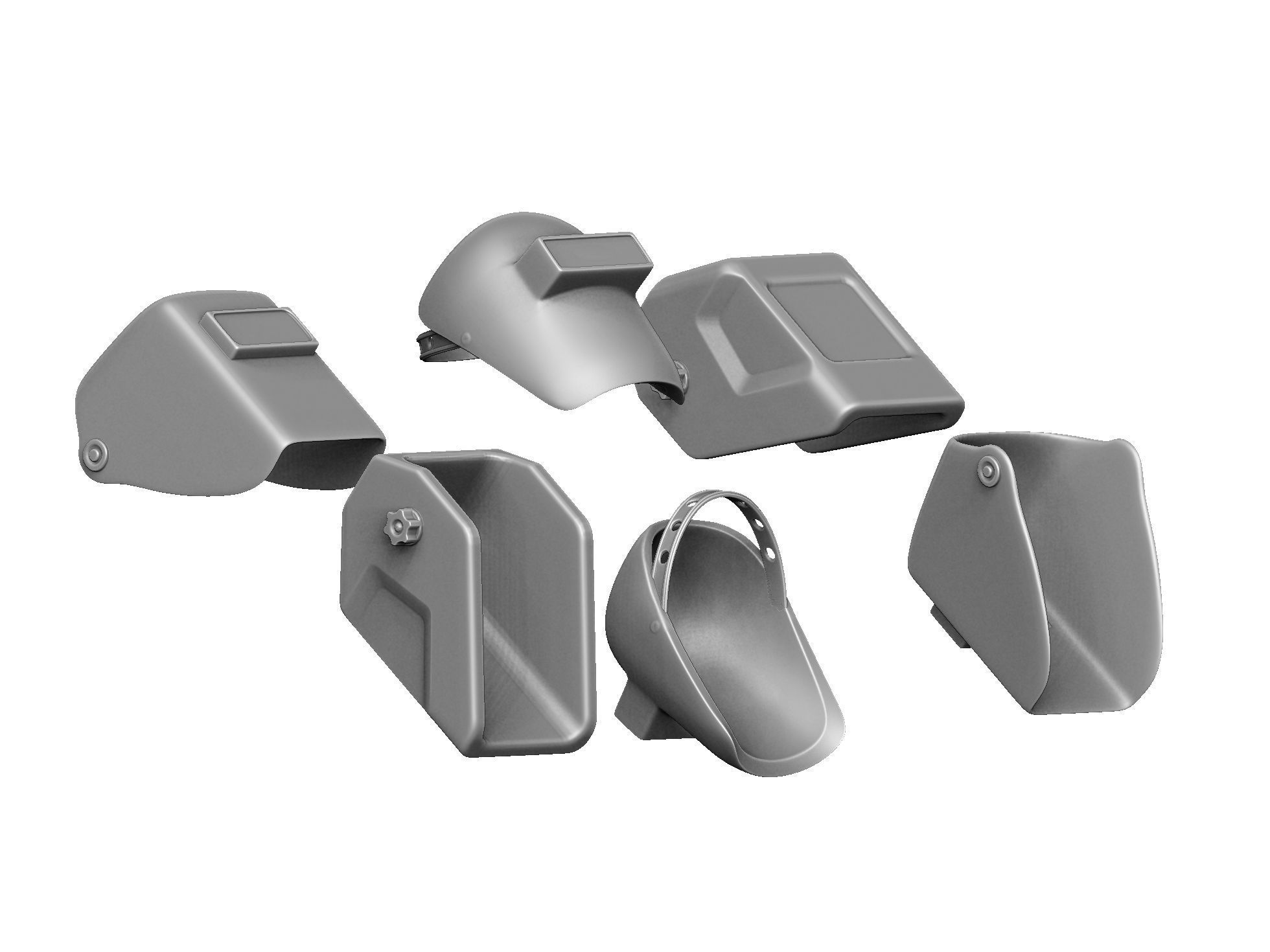 Welders and masks for 3D printing STL 3D print model_19