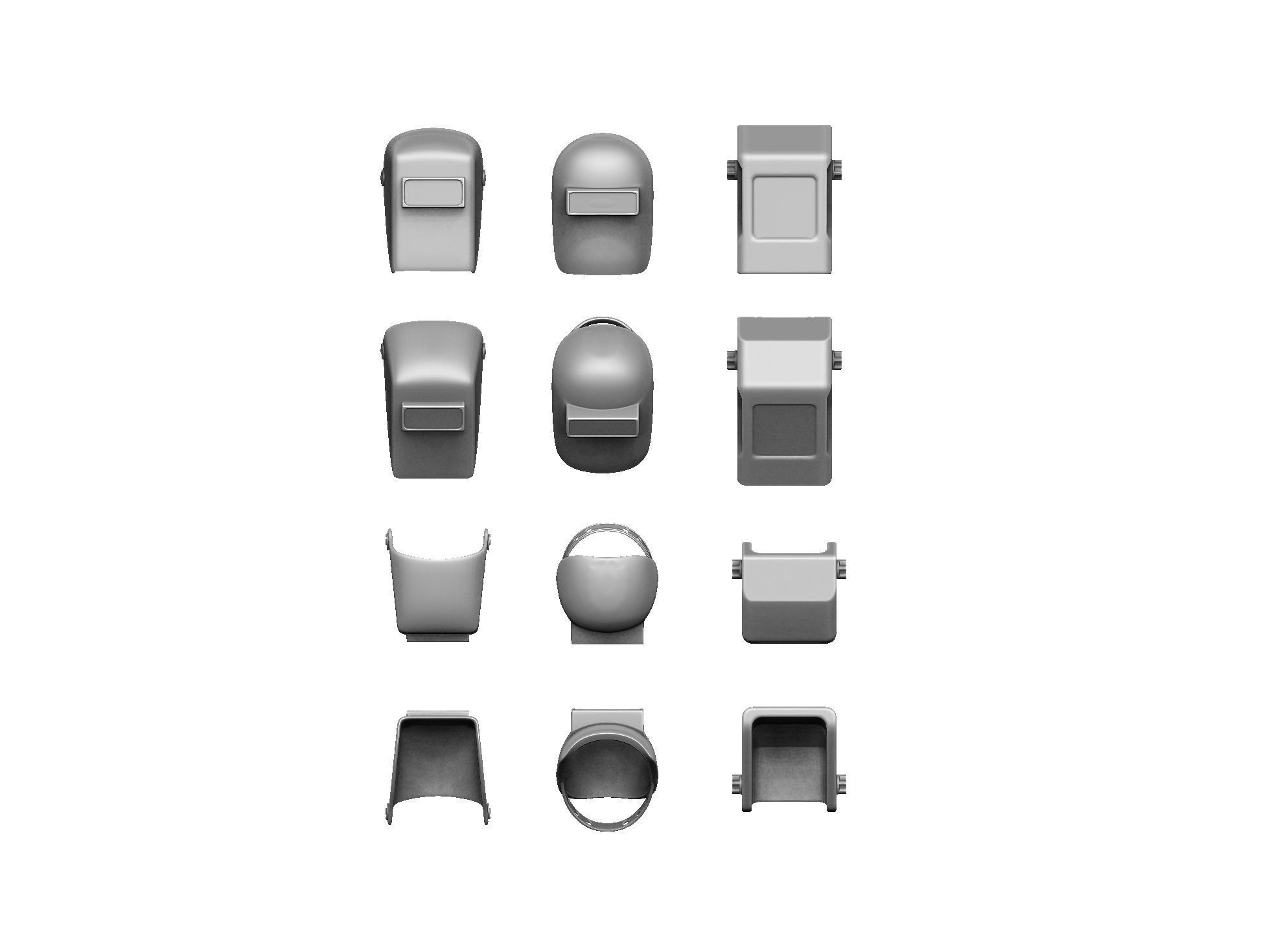 Welders and masks for 3D printing STL 3D print model_7