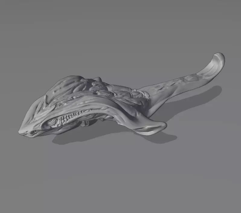 Space Manta 3D print model